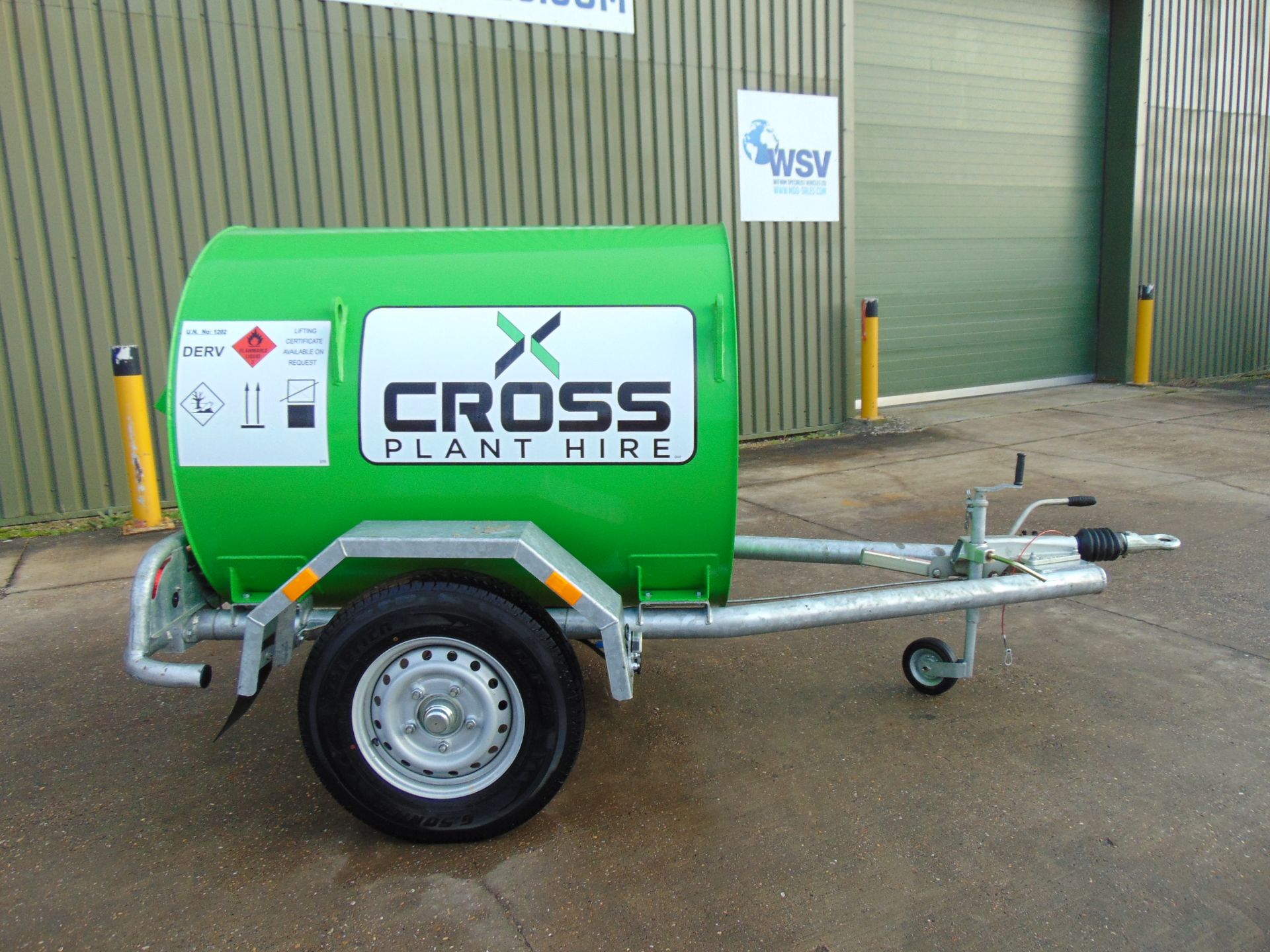 Cross Plant Single Axle 1000 Litre Towable Bunded Fuel Bowser - Image 11 of 23