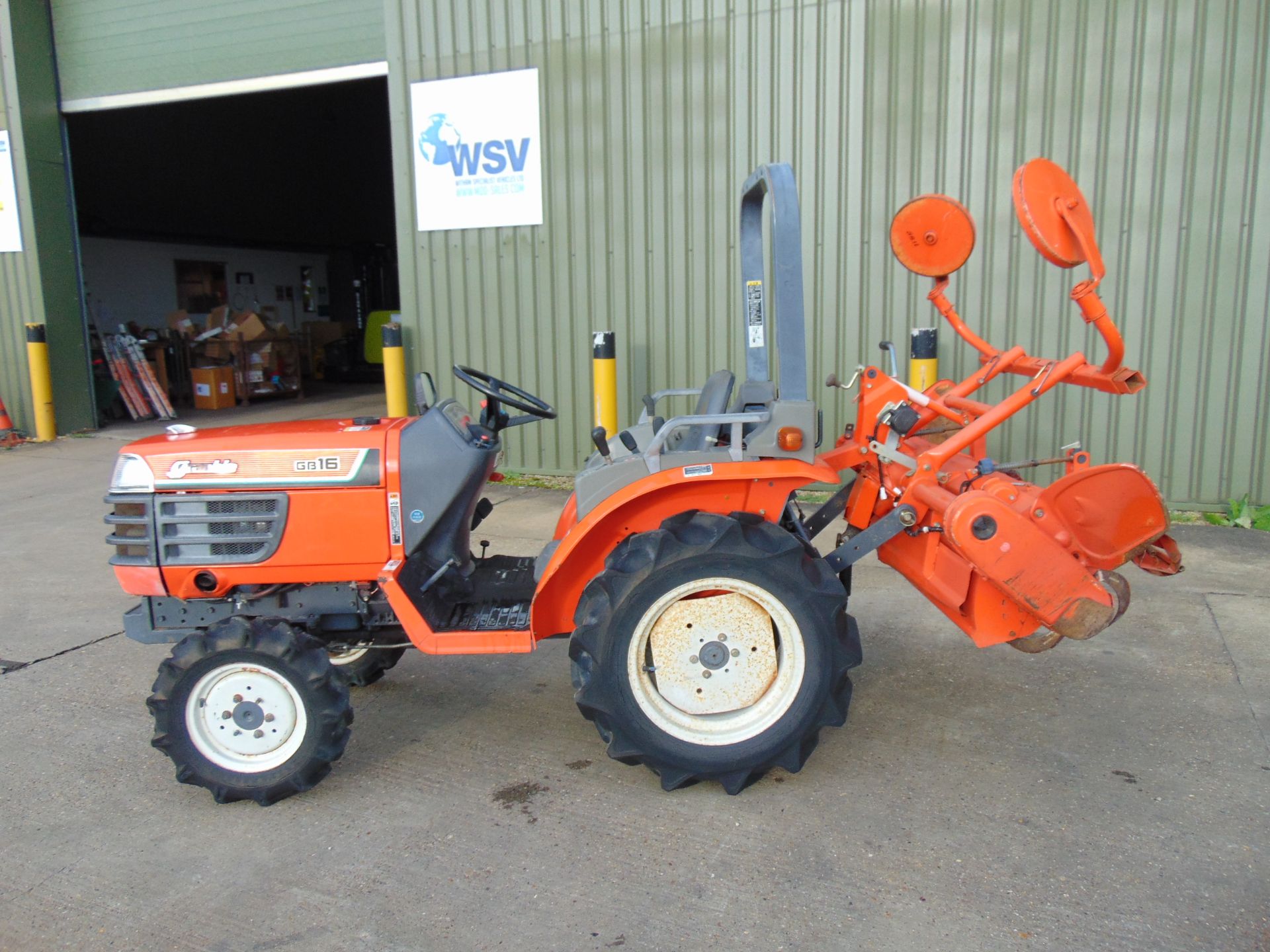 Kubota Granbia GB16 4x4 Diesel Compact Tractor c/w Rotovator ONLY 467 HOURS! - Image 7 of 24