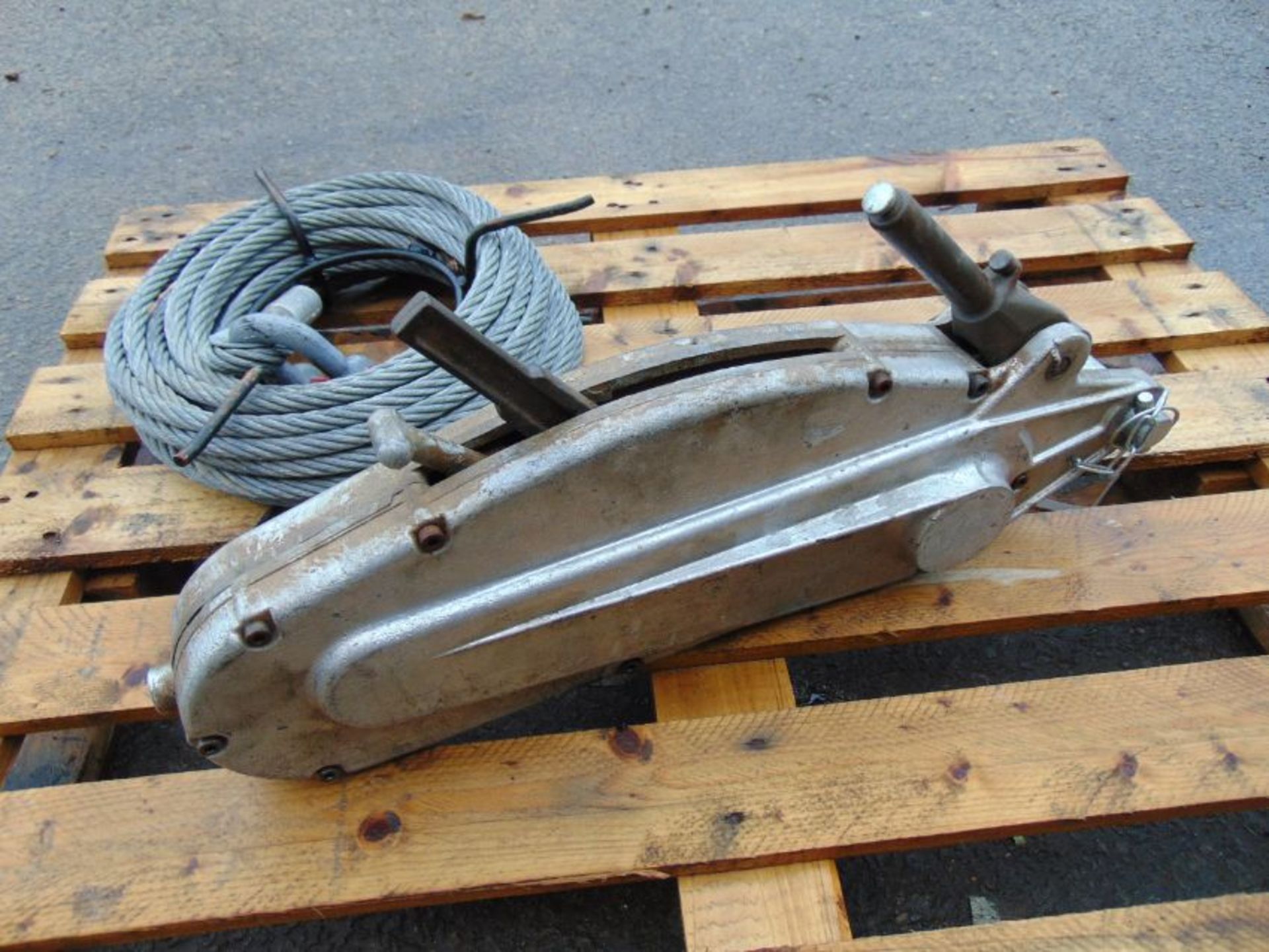 3 Ton Tirfor Winch C/W Handle & Wire Rope - Image 4 of 7