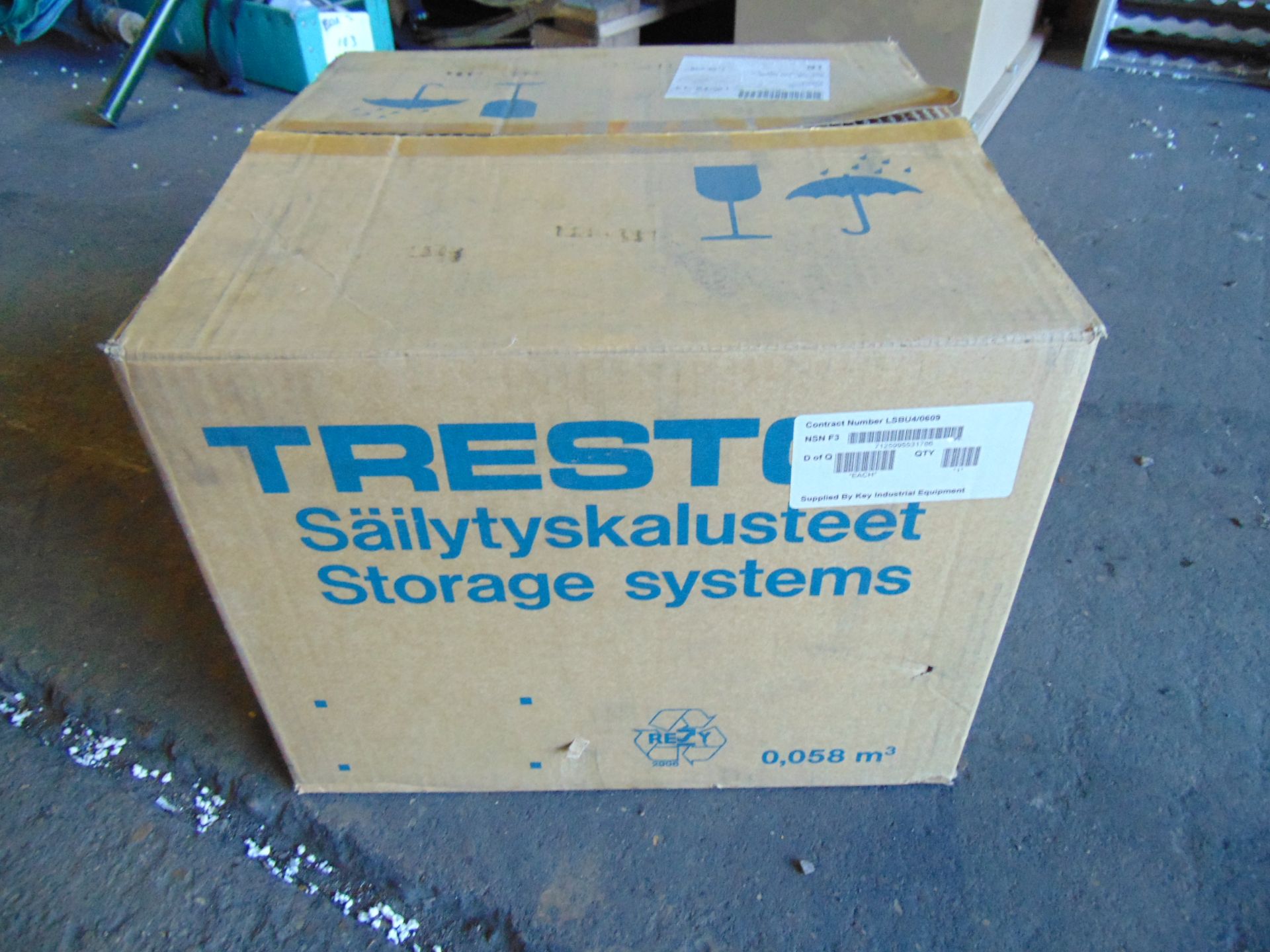 New Unused Treston 0830-3 8 Drawer Storage Bin Cabinet - Image 5 of 6