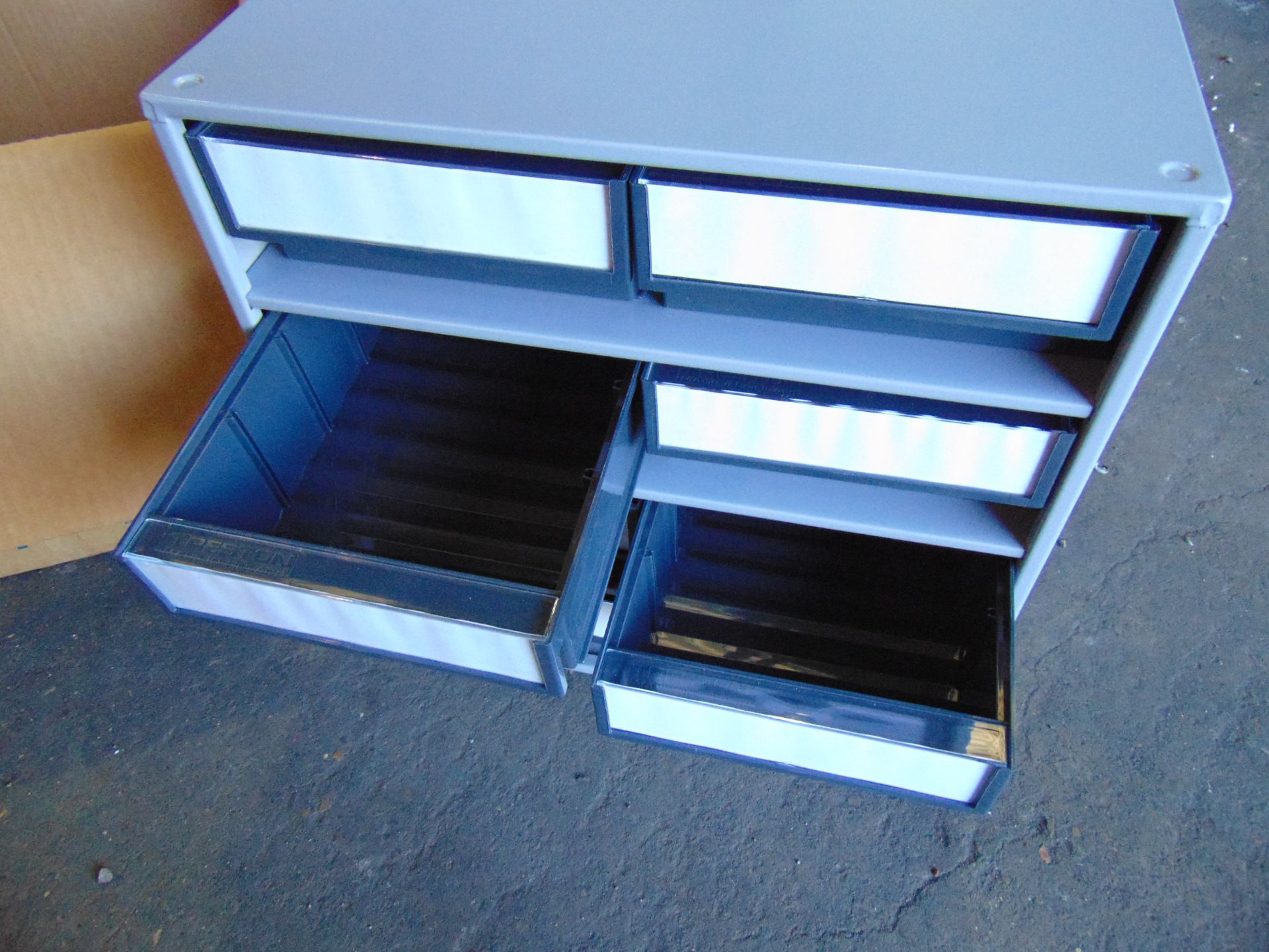 New Unused Treston 0830-3 8 Drawer Storage Bin Cabinet - Image 3 of 6