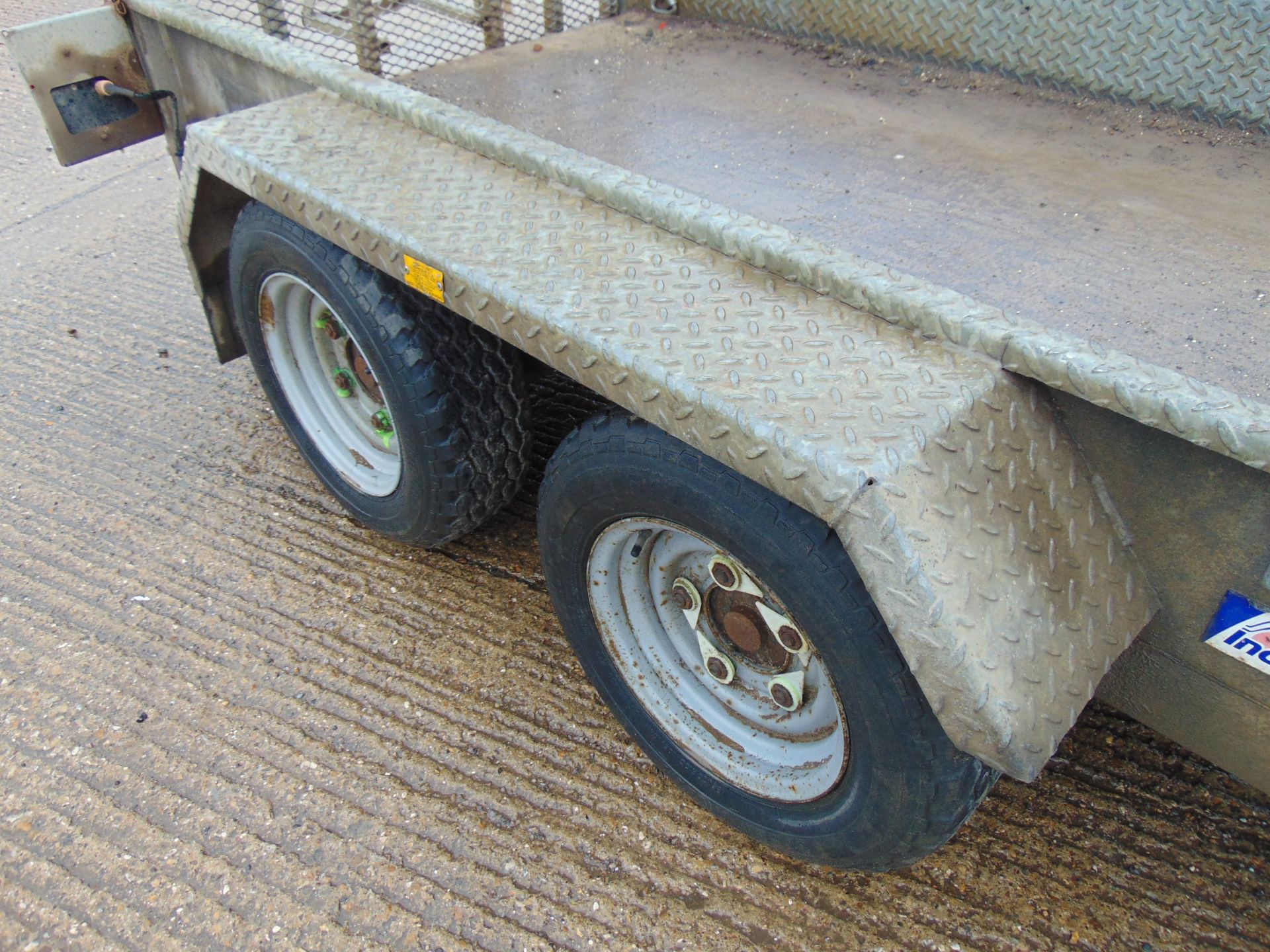 Indespension 2.7 Tonne Twin Axle Plant Trailer c/w Ramps - Image 12 of 15