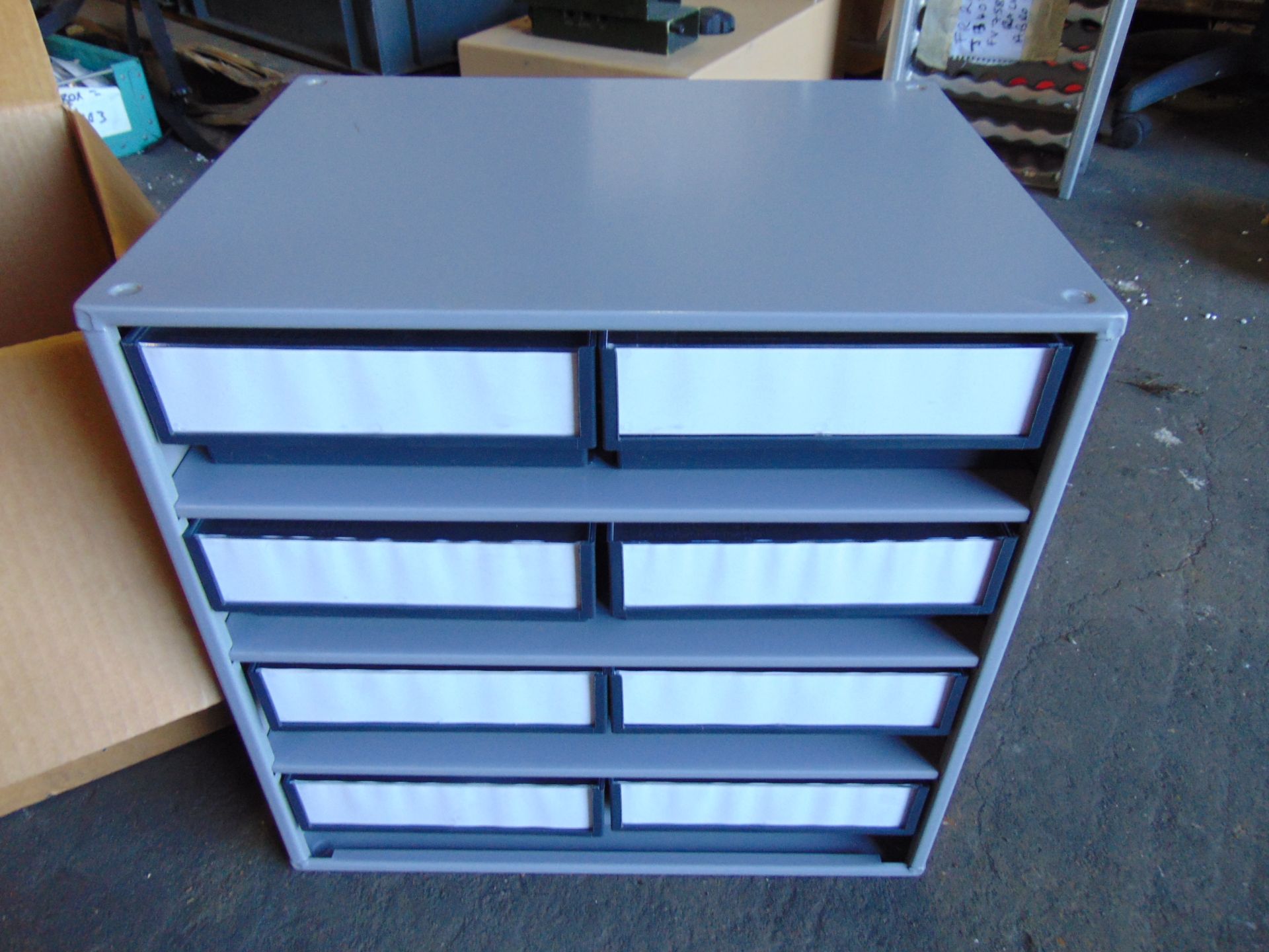 New Unused Treston 0830-3 8 Drawer Storage Bin Cabinet - Image 2 of 6