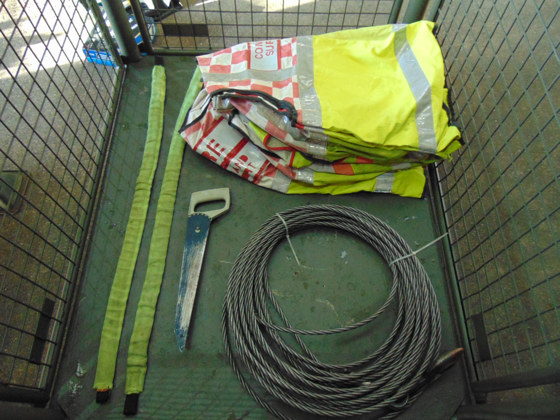 Tirfor Winch Wire Rope, Hi Viz Vests, Saw & Strops