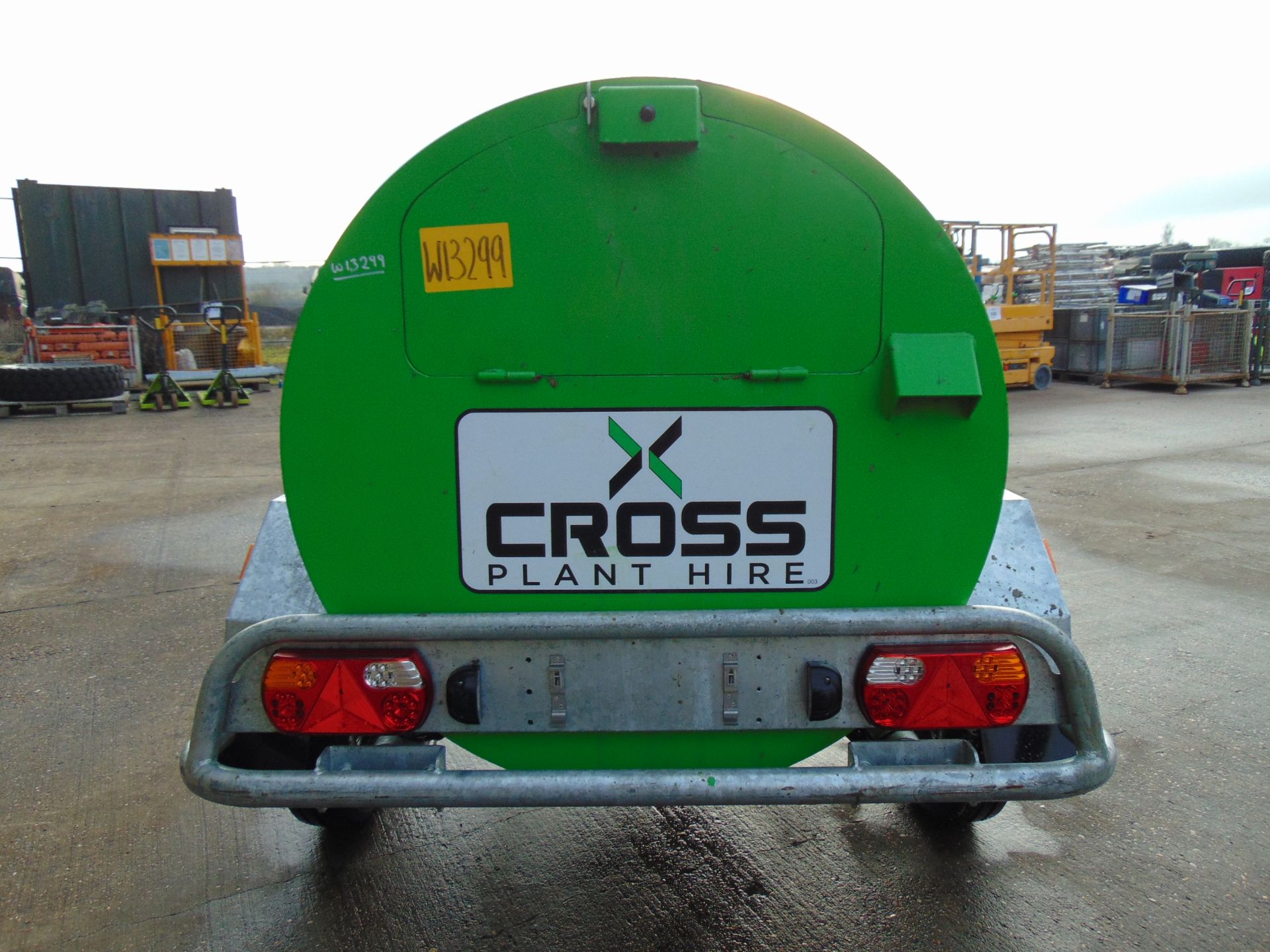 Cross Plant Single Axle 1000 Litre Towable Bunded Fuel Bowser - Image 9 of 23