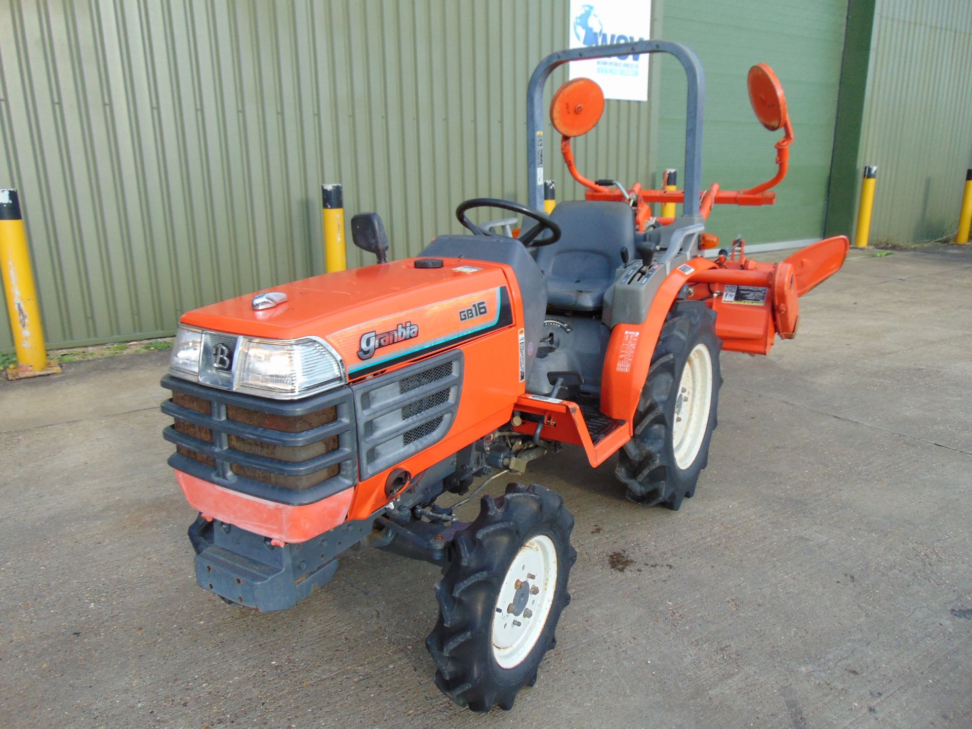 Kubota Granbia GB16 4x4 Diesel Compact Tractor c/w Rotovator ONLY 467 HOURS! - Image 2 of 24