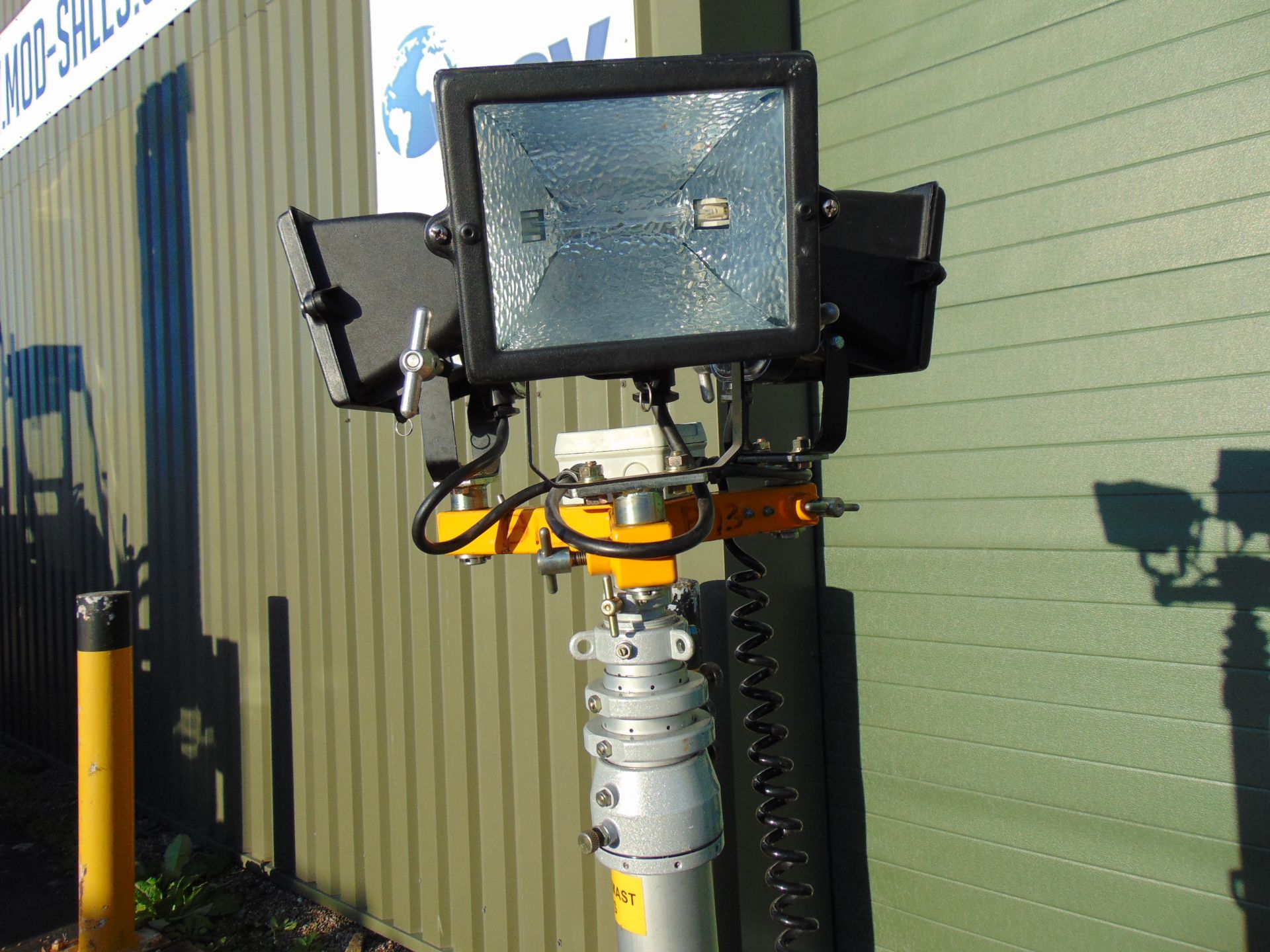 Complete Teklite Mobile Portable Emergency Lighting Kit, CW Clark Telescopic Mast, 3.5 KVA Generator - Image 5 of 20