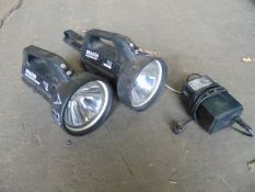 2 x Dragon T12 Searchlights & Charger