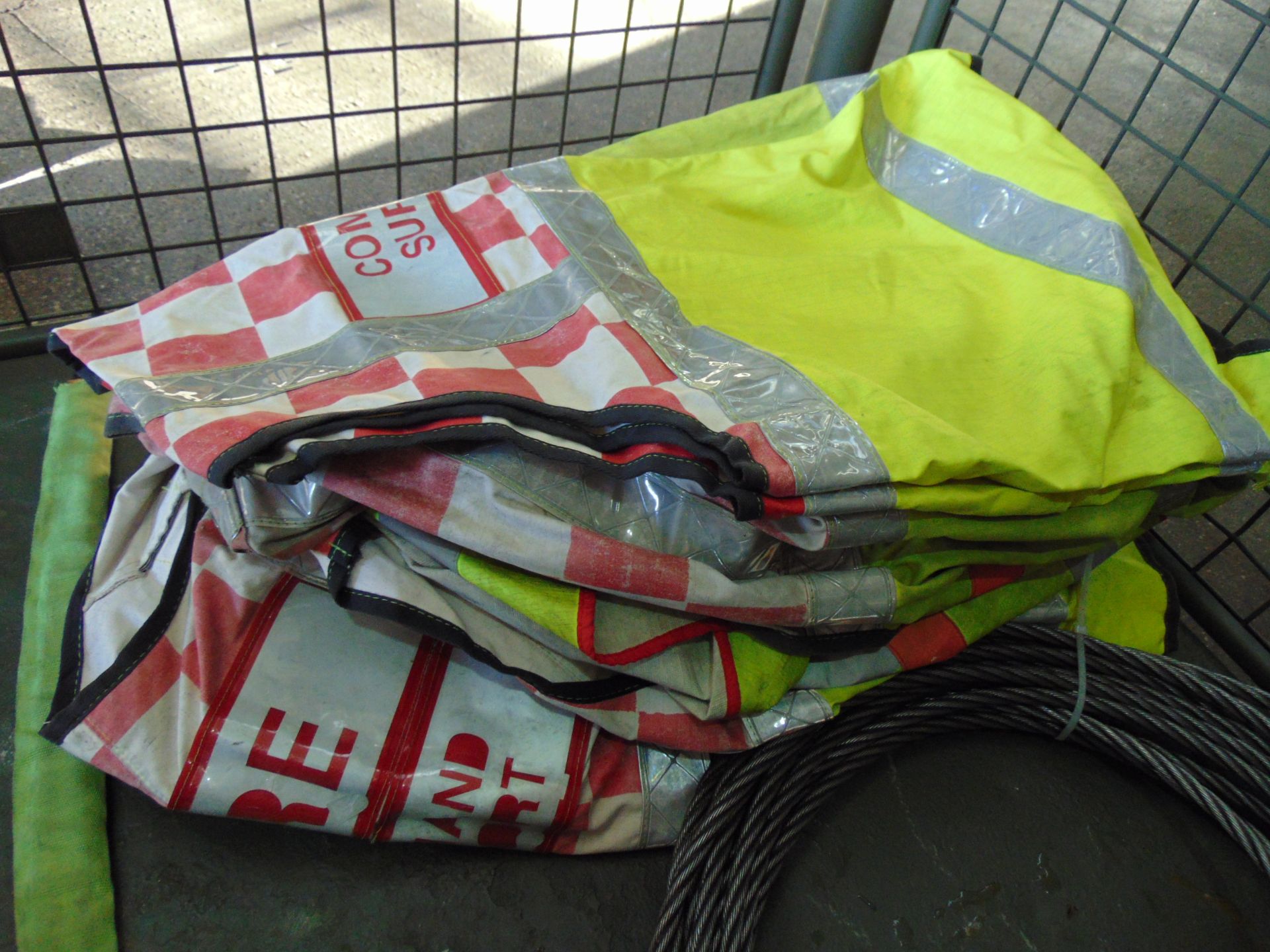 Tirfor Winch Wire Rope, Hi Viz Vests, Saw & Strops - Image 5 of 5