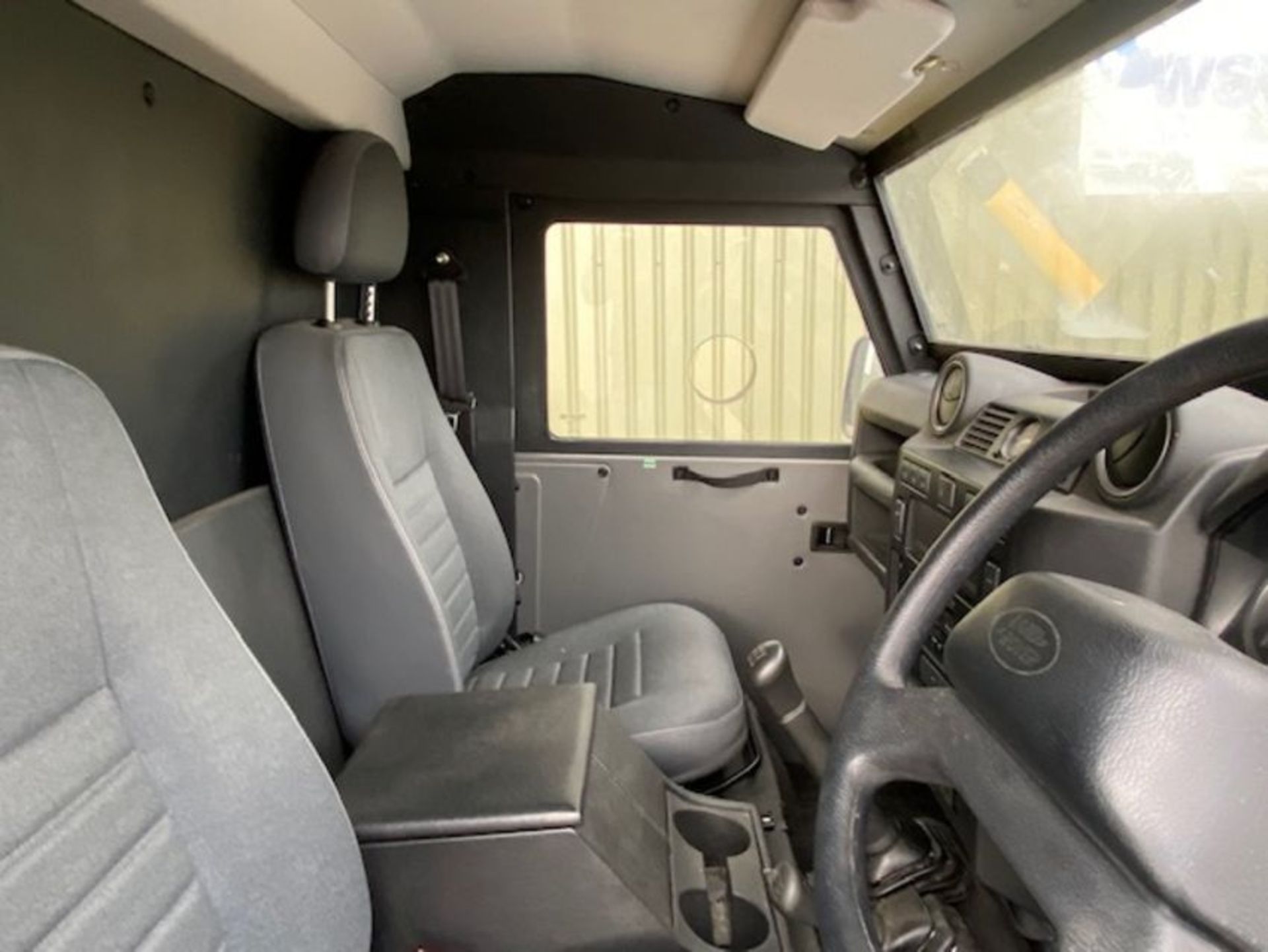 Land Rover Defender 130 chassis cab, Armoured bodywork, 2 door station wagon, right hand drive (RHD) - Image 30 of 51