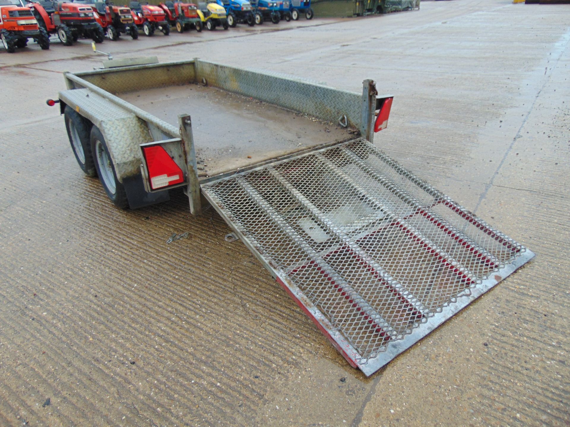 Indespension 2.7 Tonne Twin Axle Plant Trailer c/w Ramps - Image 10 of 15