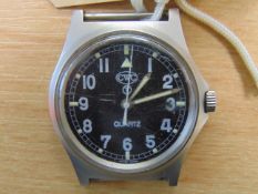 RARE CWC 0552 ROYAL/ MARINES ISSUE SERVICE WATCH DATED 1990 NATO MARKS ** GULF WAR I **