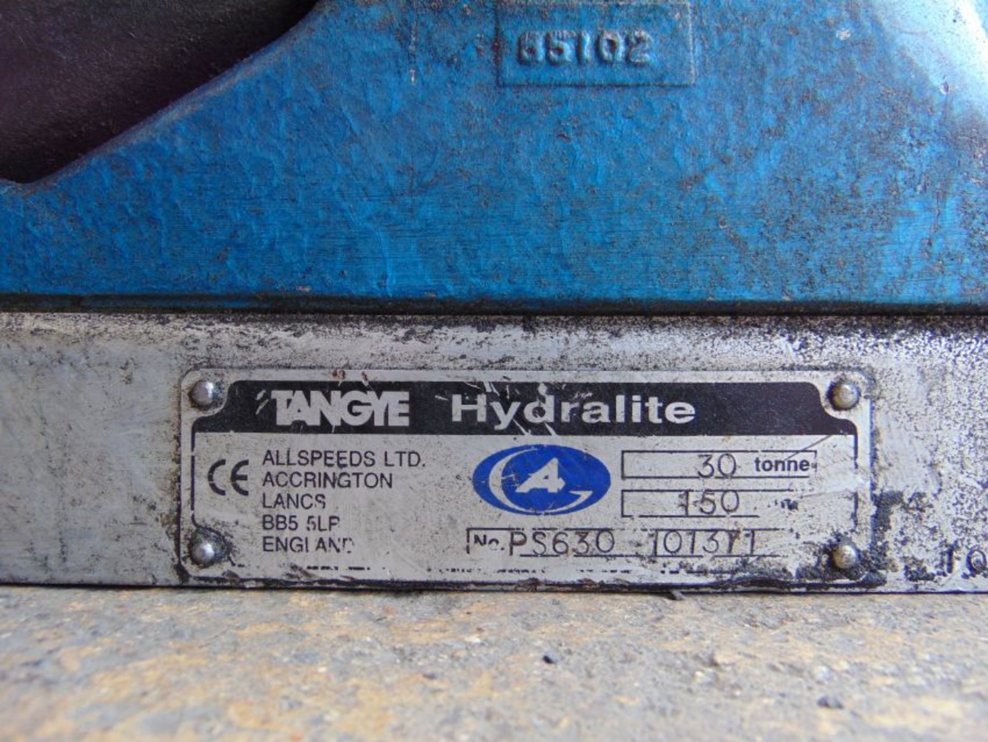 Heavy Duty Tangye Hydra Lite 30 Tonne Hydraulic Jack - Image 5 of 5