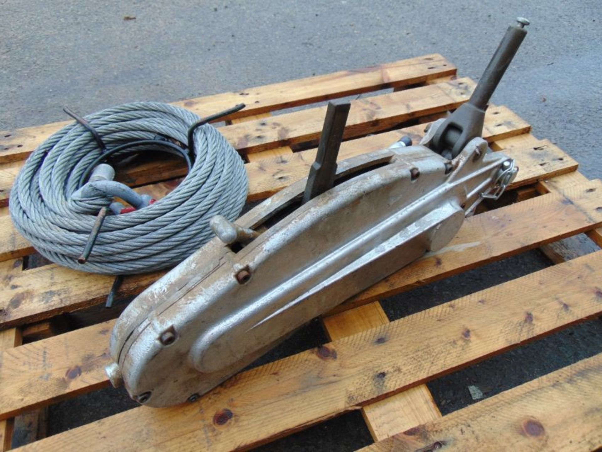 3 Ton Tirfor Winch C/W Handle & Wire Rope - Image 3 of 7