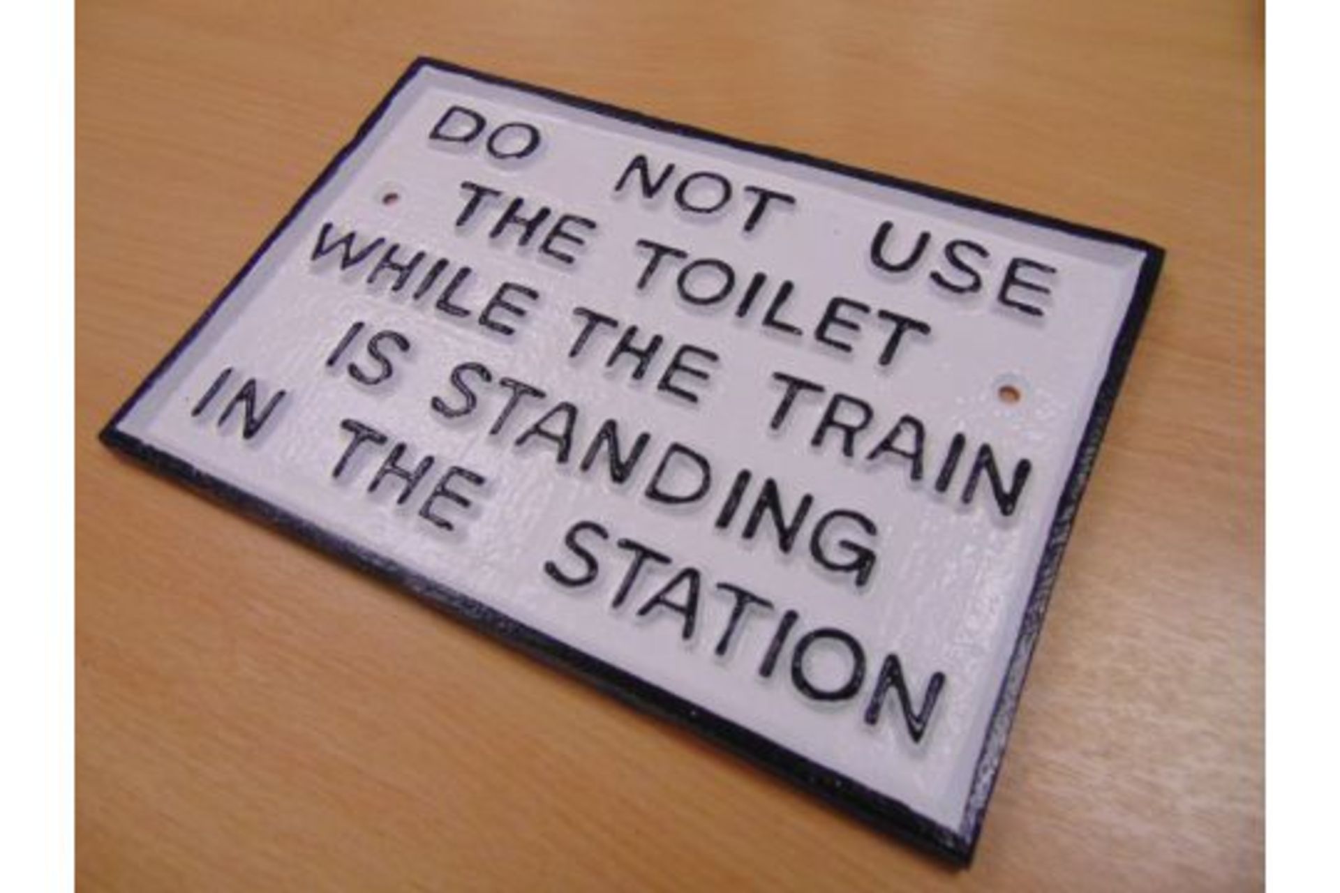 Cast Iron Railway Sign - Image 2 of 3