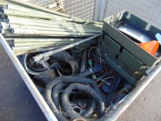 Aluminium Tent Cam Poles, Trays, Exhaust Disposal Hose etc