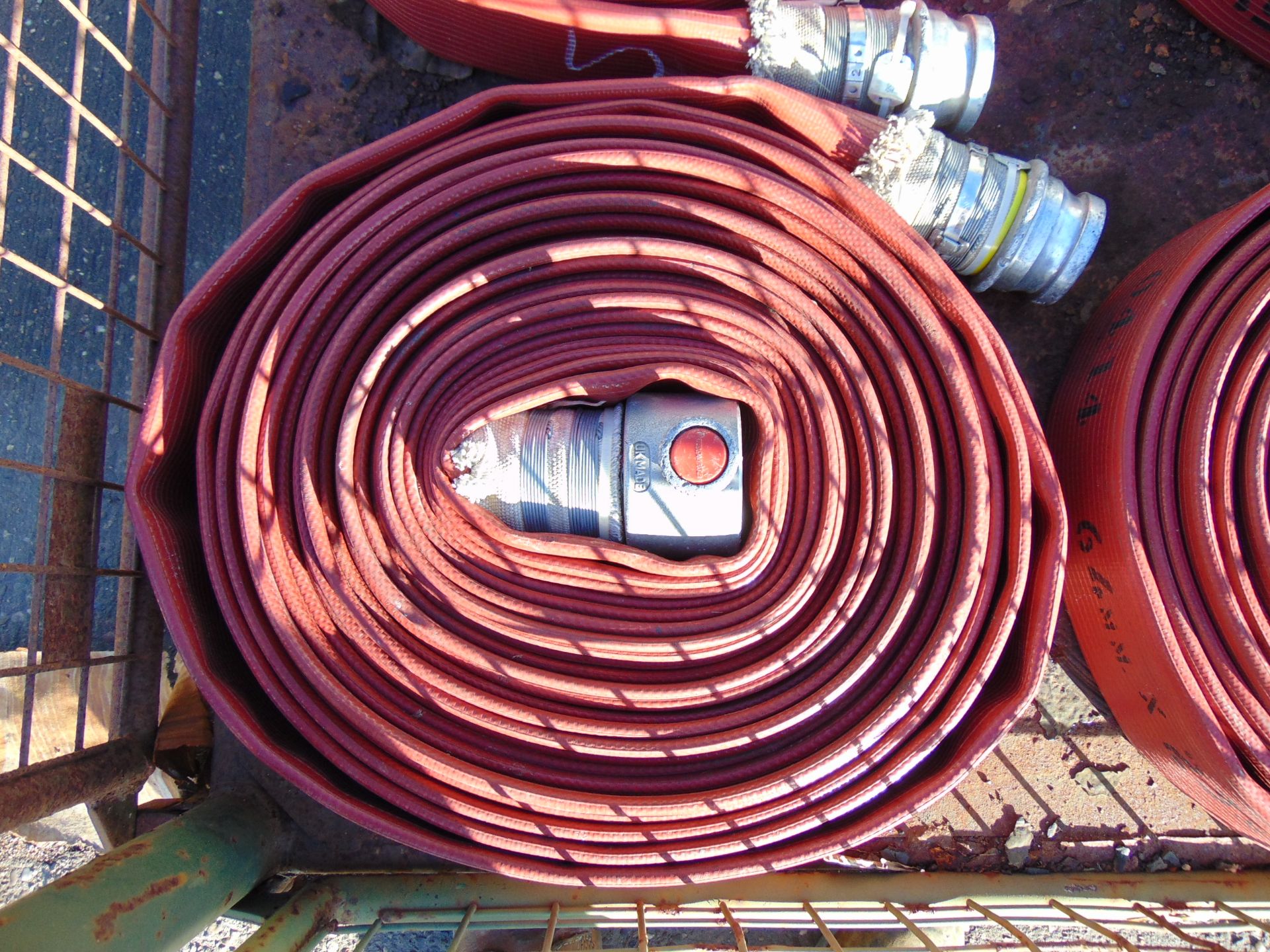 4 x Angus Layflat Fire Hoses with Couplings - Bild 2 aus 3