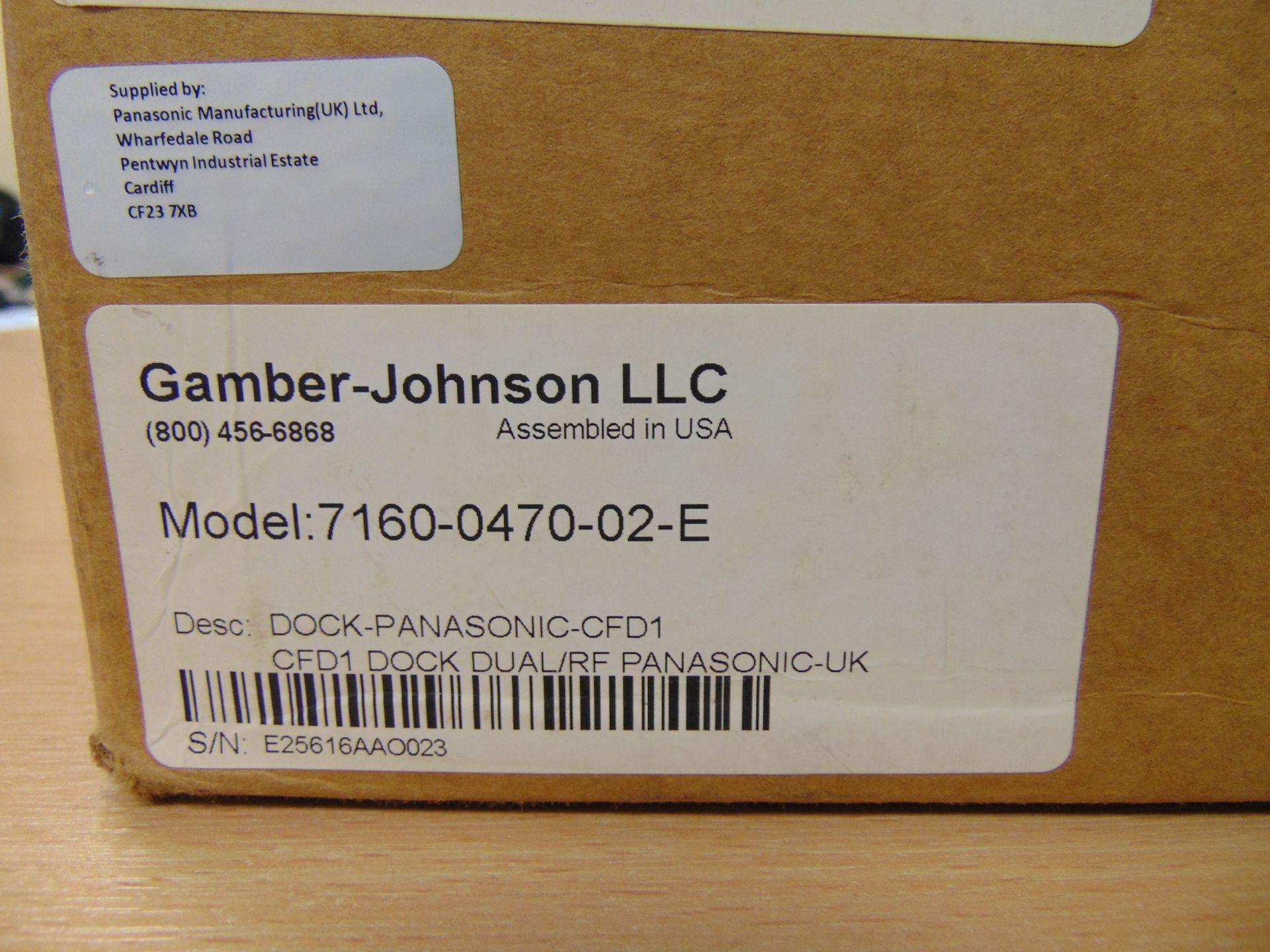 NEW UNISSUED Gamber Johnson Panasonic CF-D1 7160-0470 Docking Station, Dual RF/GPS Antenna - Image 10 of 12