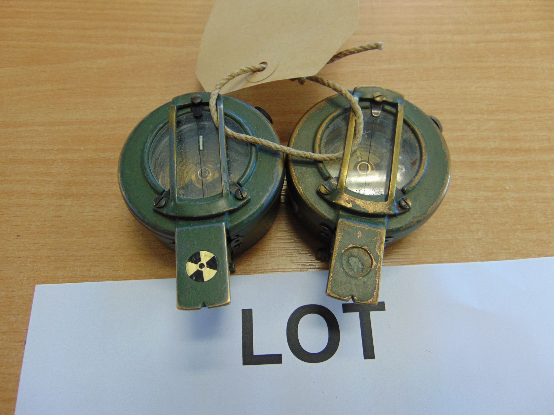 2x Stanley - London British Army Prismatic Compass in Mils - Image 2 of 2