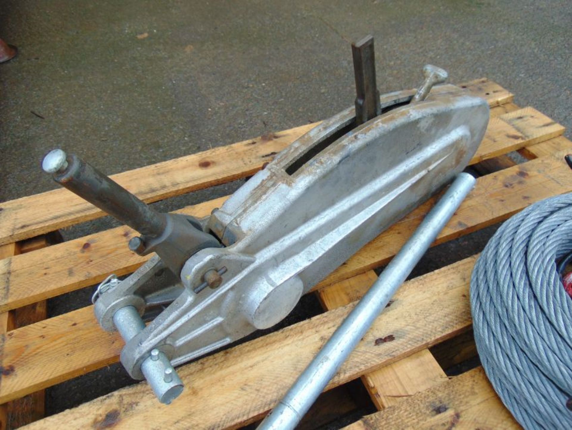 3 Ton Tirfor Winch C/W Handle & Wire Rope - Image 2 of 7