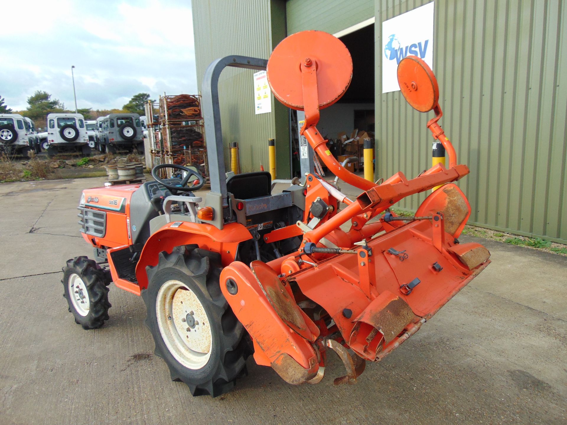 Kubota Granbia GB16 4x4 Diesel Compact Tractor c/w Rotovator ONLY 467 HOURS! - Image 8 of 24