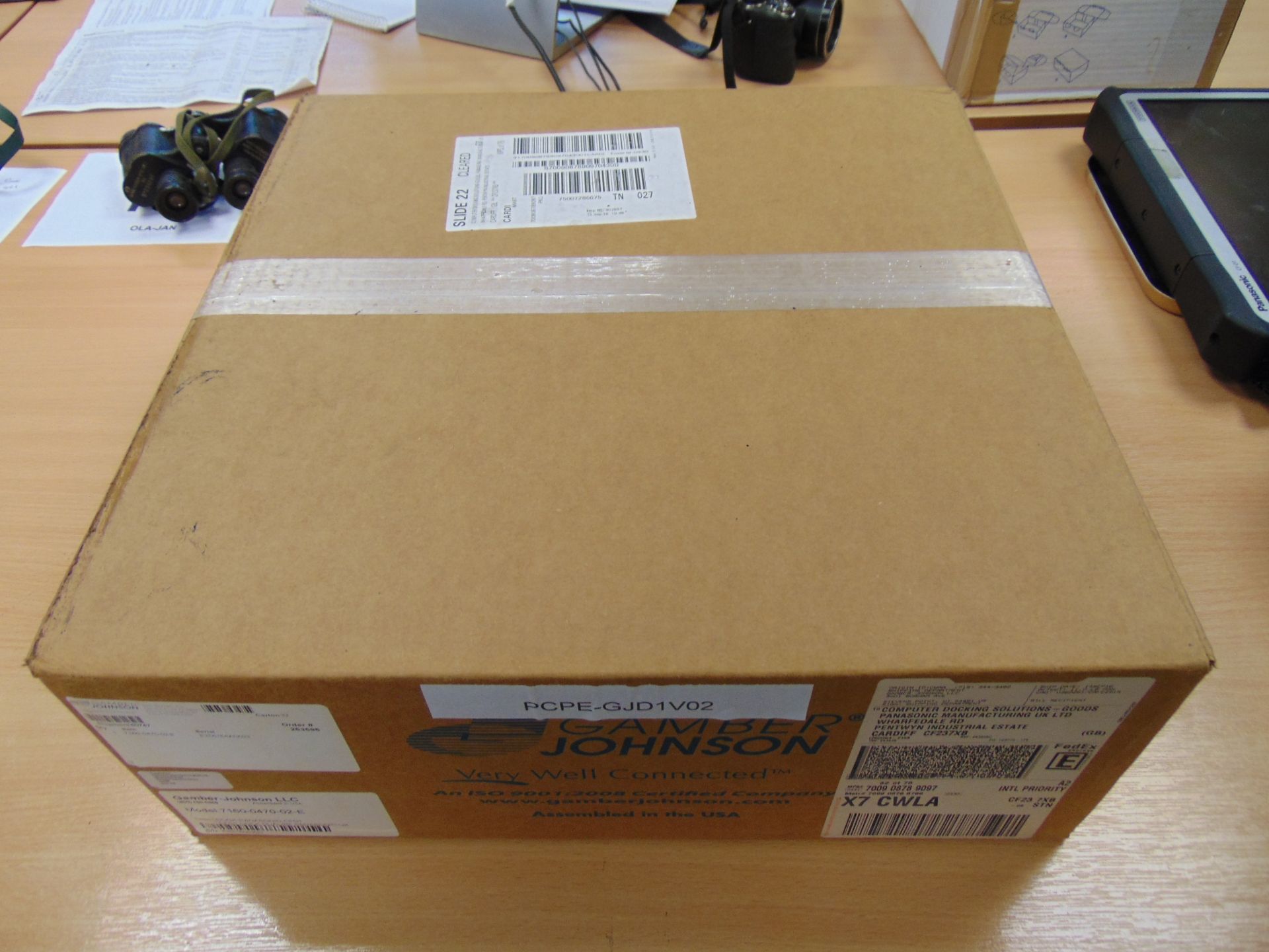 NEW UNISSUED Gamber Johnson Panasonic CF-D1 7160-0470 Docking Station, Dual RF/GPS Antenna - Image 12 of 12