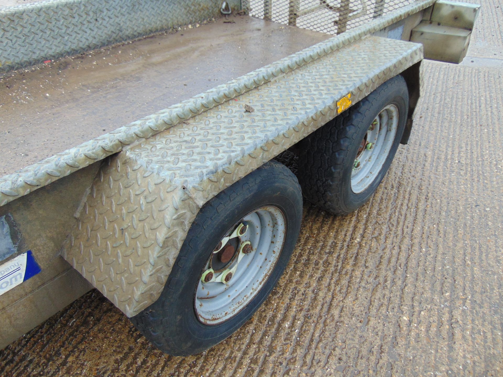 Indespension 2.7 Tonne Twin Axle Plant Trailer c/w Ramps - Image 13 of 15