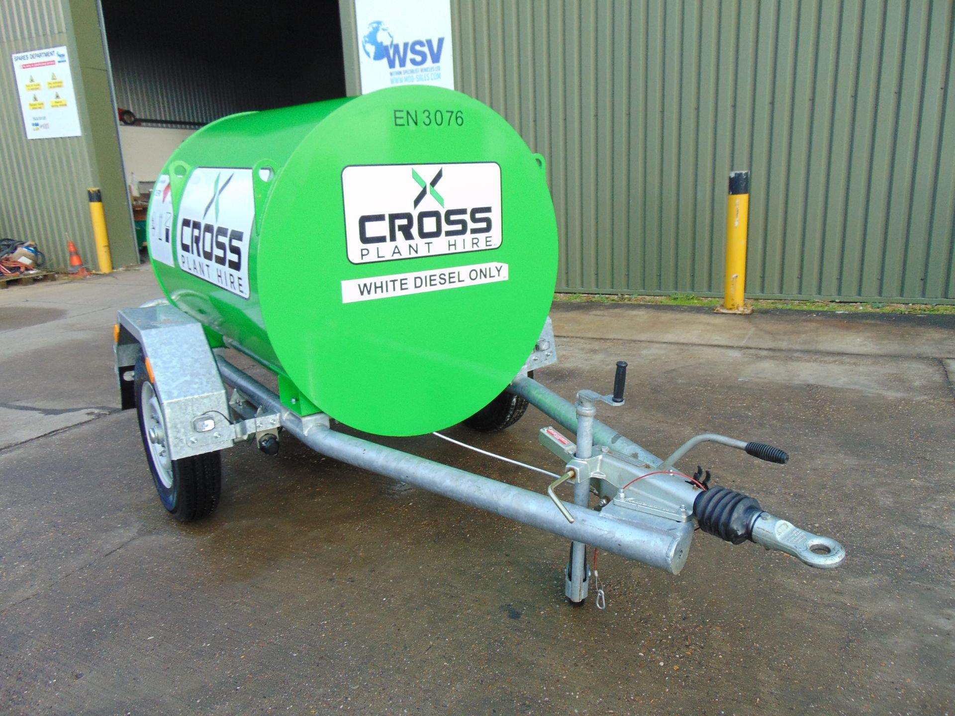 Cross Plant Single Axle 1000 Litre Towable Bunded Fuel Bowser - Image 3 of 23