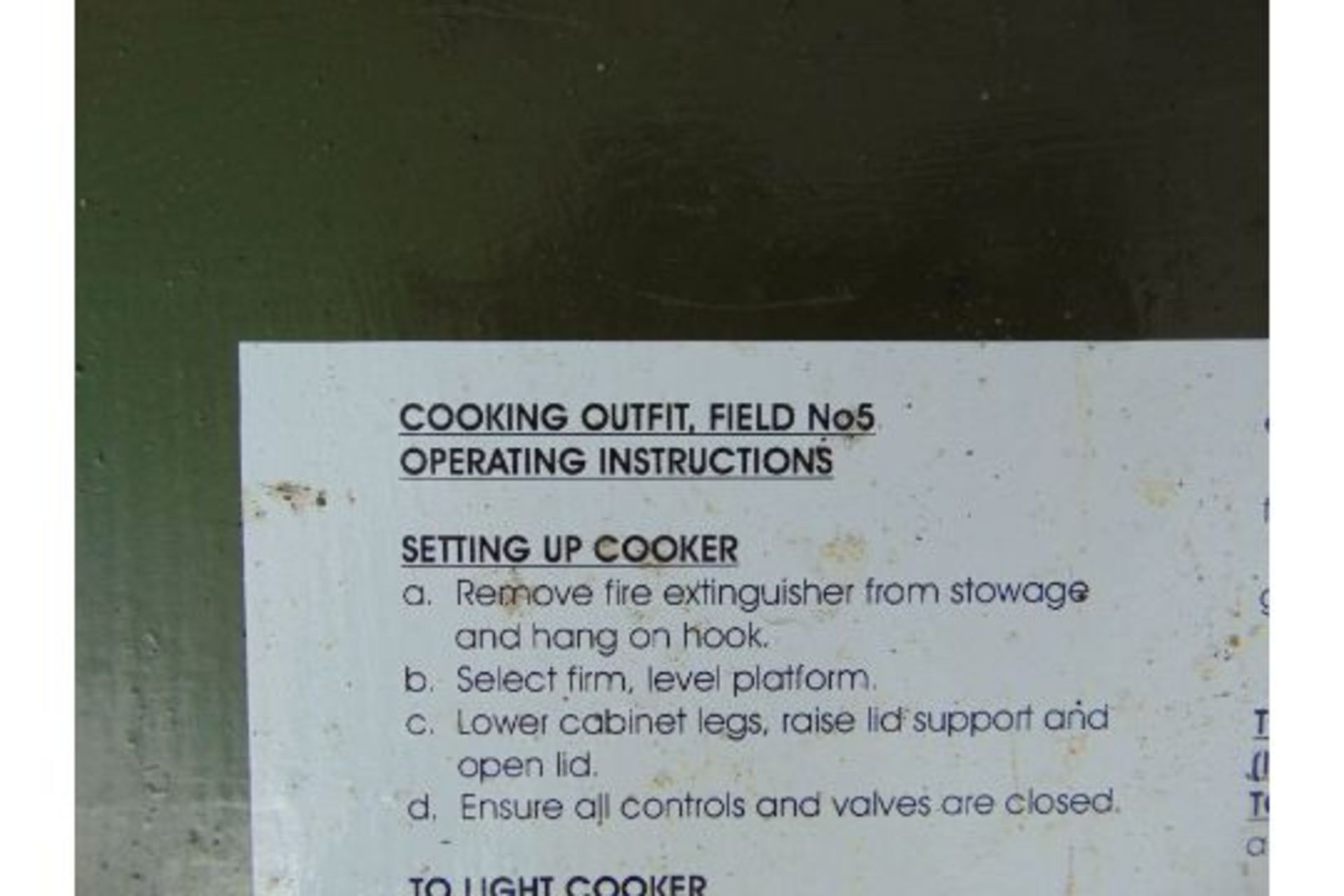 Field Kitchen No5 4 Burner Propane Cooking Stove - Image 5 of 5