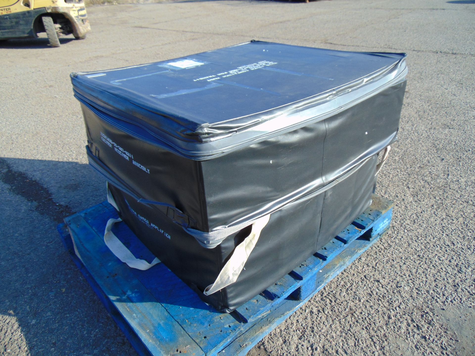 2 x Large Waterproof Rubber Storage Containers as shown