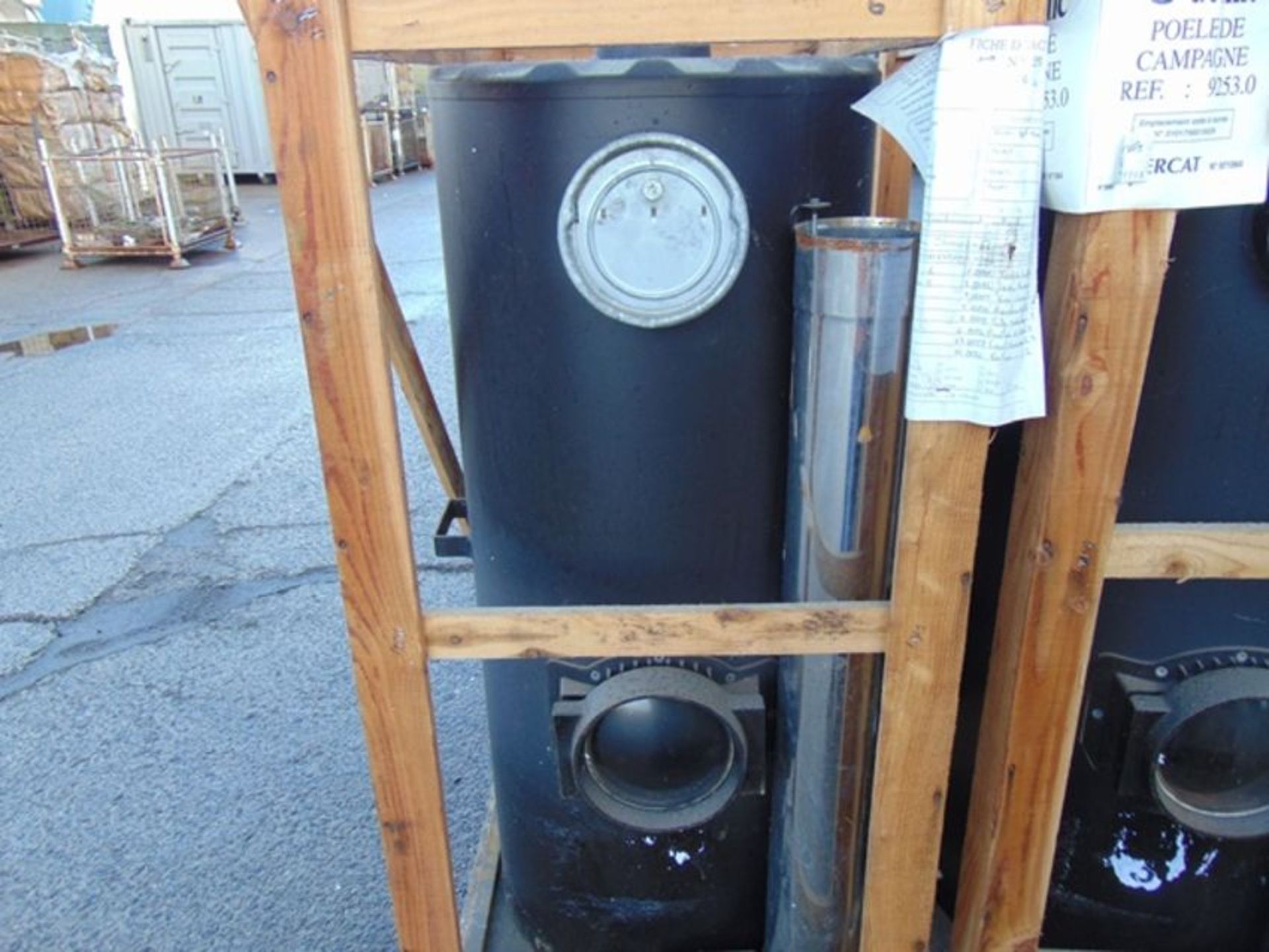 Unissued Deville Campaign Multi-Fuel Heater - Image 2 of 6