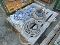 4x Unissued 20m Winch Ropes c/w D Shackles