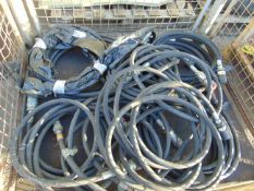 1x Stillage of Universal hydraulic equipment pipes with quick fit connections