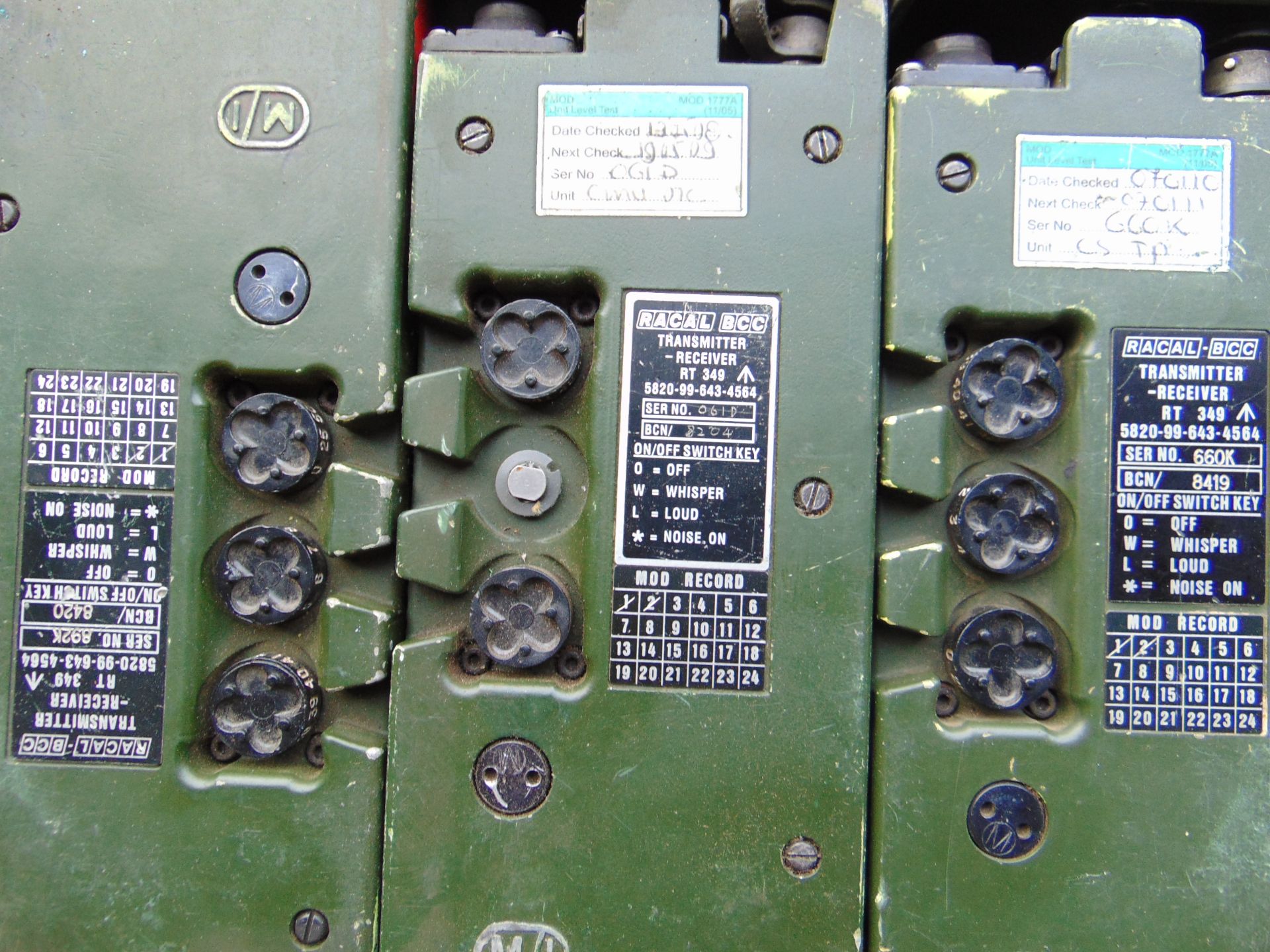 10x UK/RT 349 Combat Transmitter Receiver - Image 3 of 3