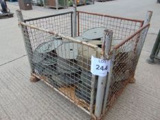 1x Stillage of 40 x D 10 cable reels and cable as shown