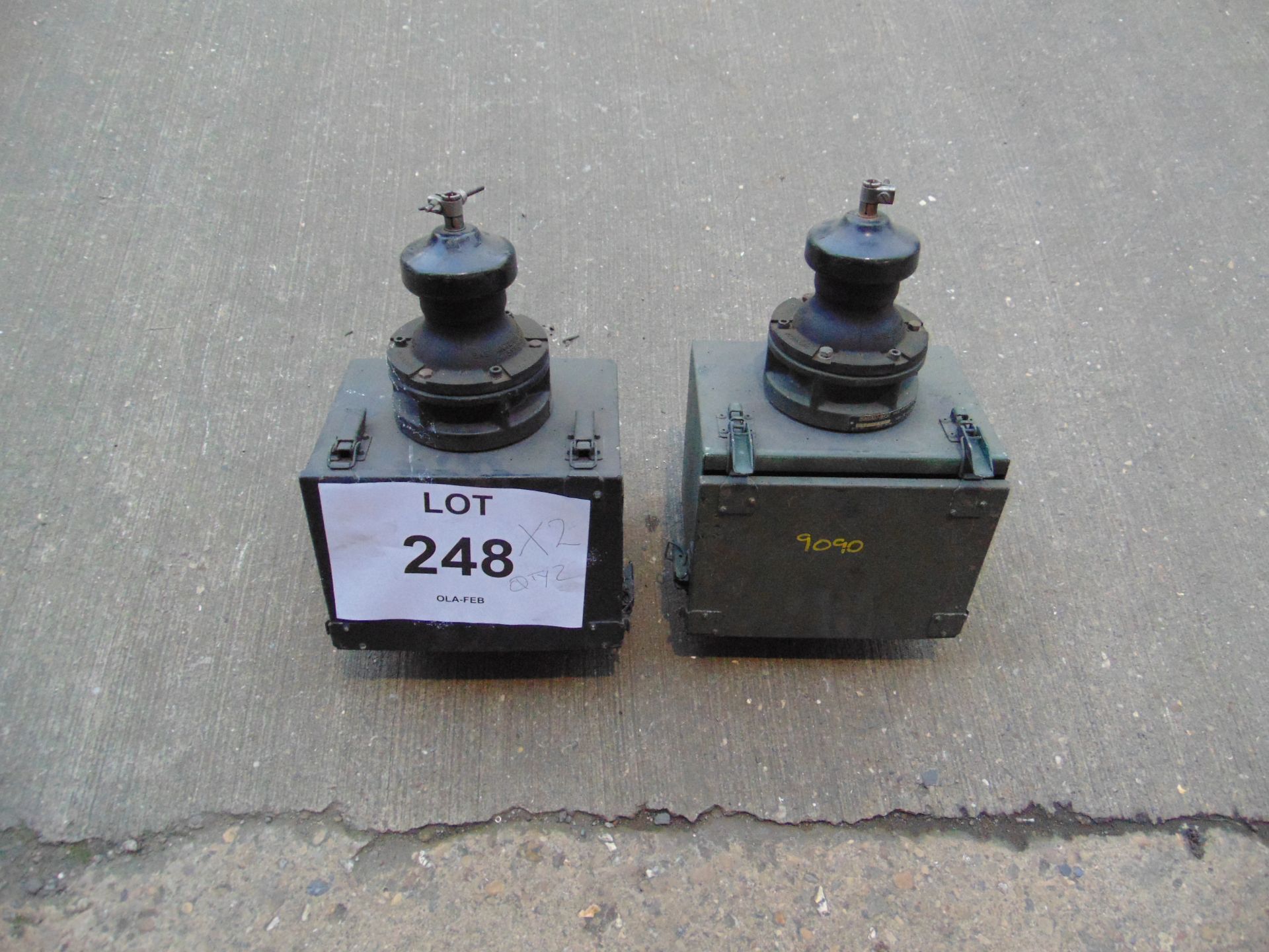 2x Land Rover Clansman Wing Boxes c/w TUAM and Mount