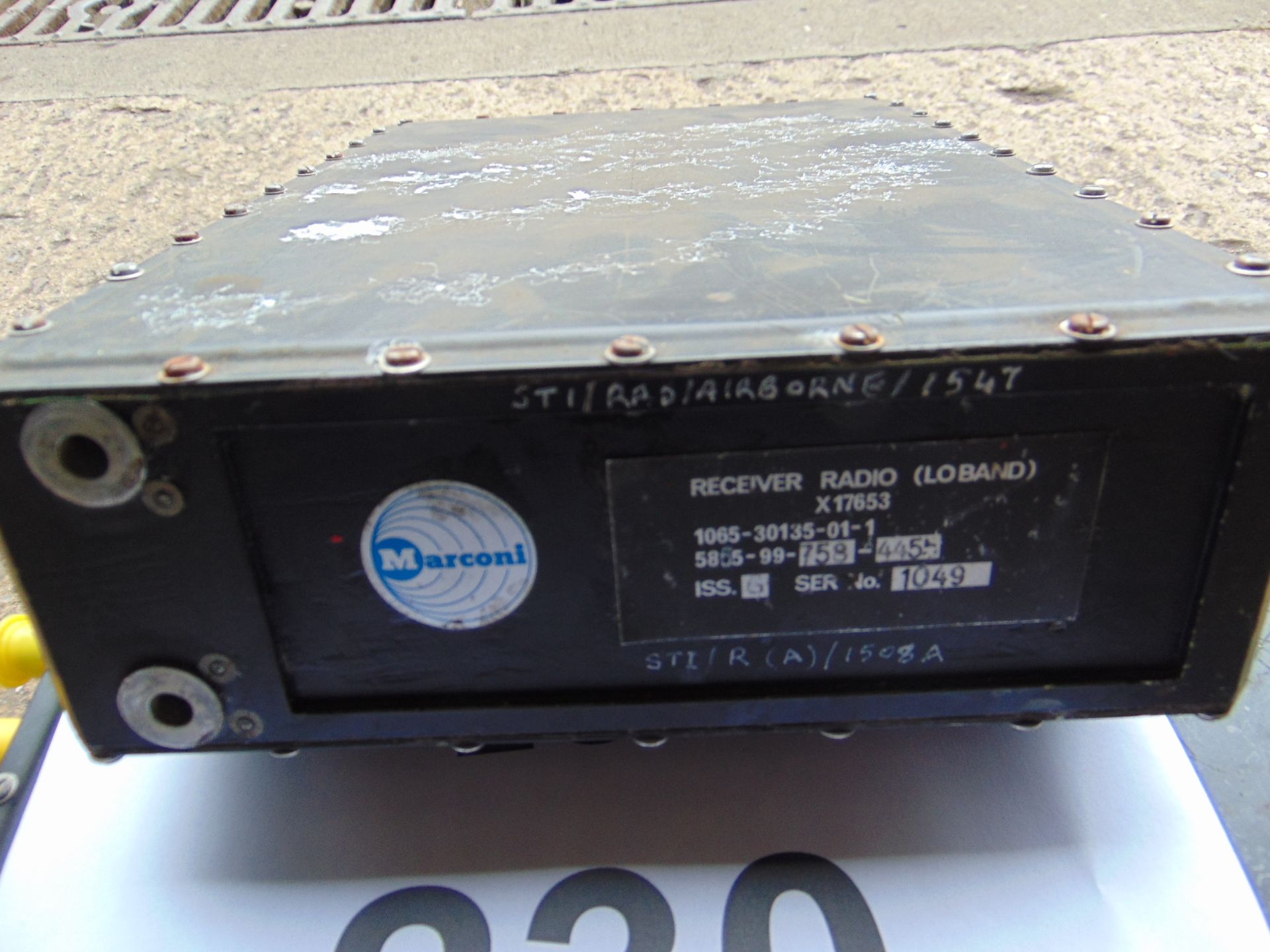 2x Marconi X17653 Receiver Radio Loband - Image 2 of 3