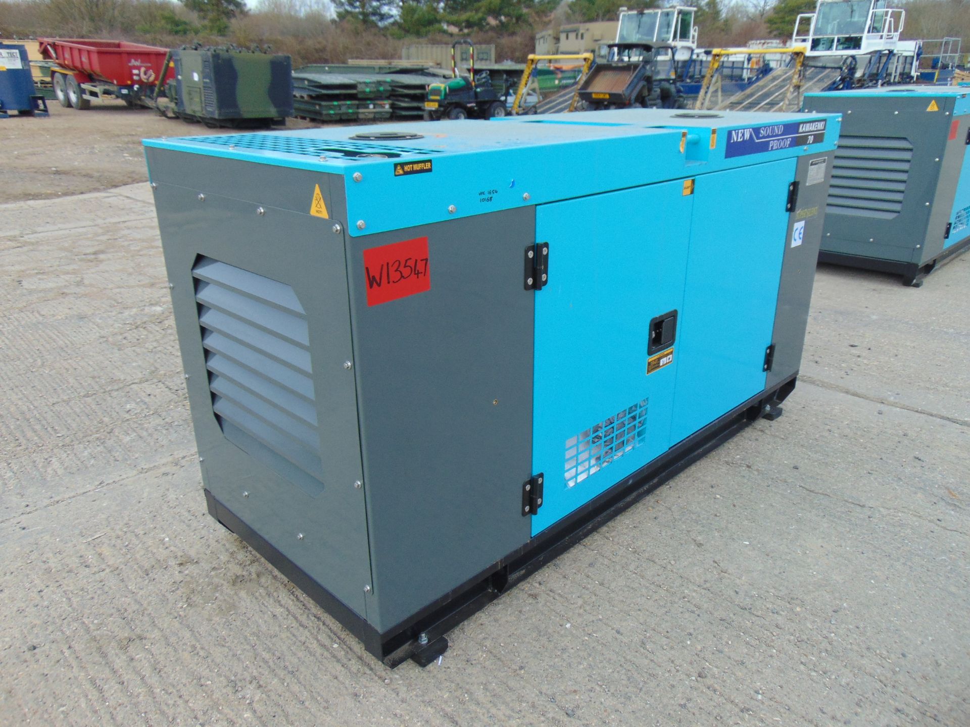 2022 UNISSUED 70 KVA 3 Phase Silent Diesel Generator Set - Image 2 of 16