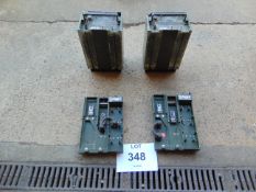 2x Clansman IB MU - 810 Intelligent Battery Management Unit c/w Tray and Leads