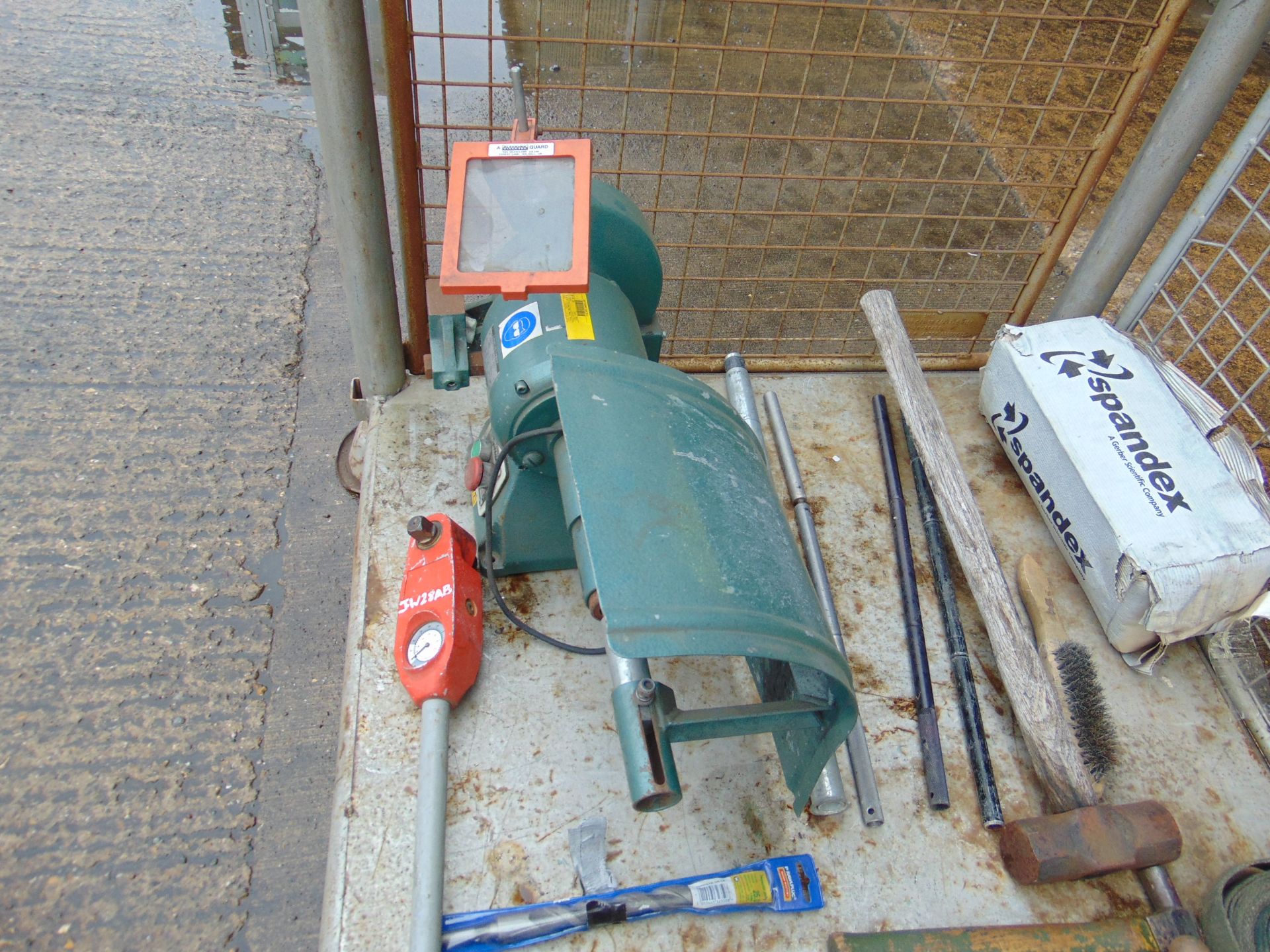 1x Stillage of Workshop Tools inc Grinder, Torque Wrench etc - Image 5 of 9