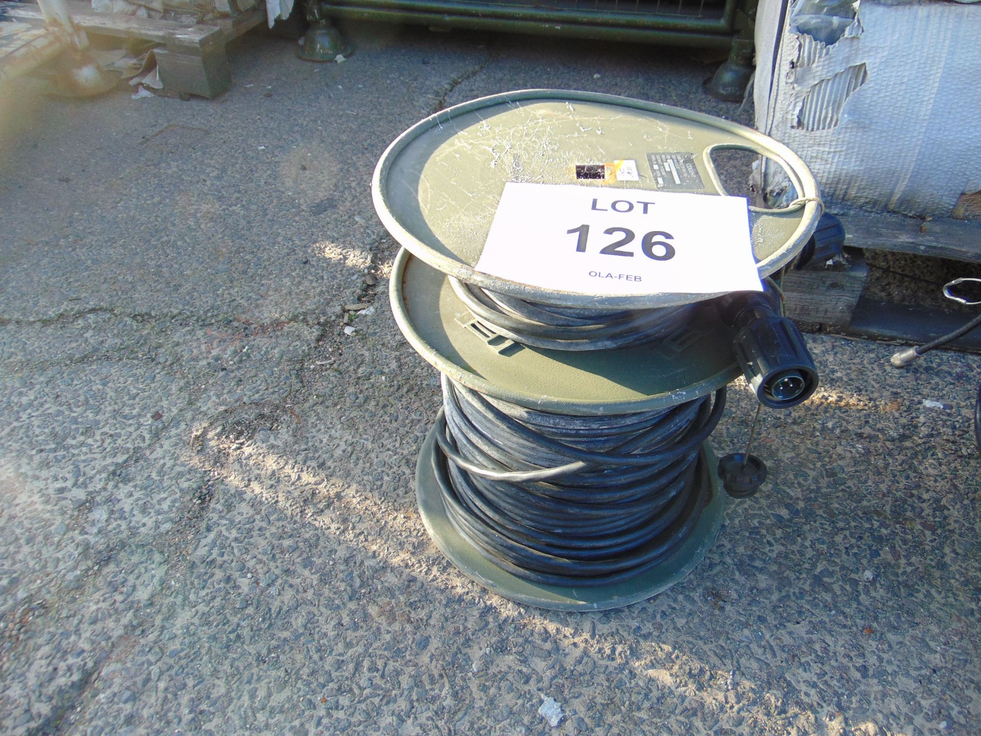 1x Roll of 240 Volt HD Generator Cable on Reel c/w Plugs - Image 2 of 5