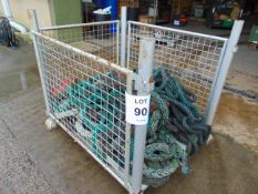 1x Stillage of Tow Sprops and Tow Ropes etc