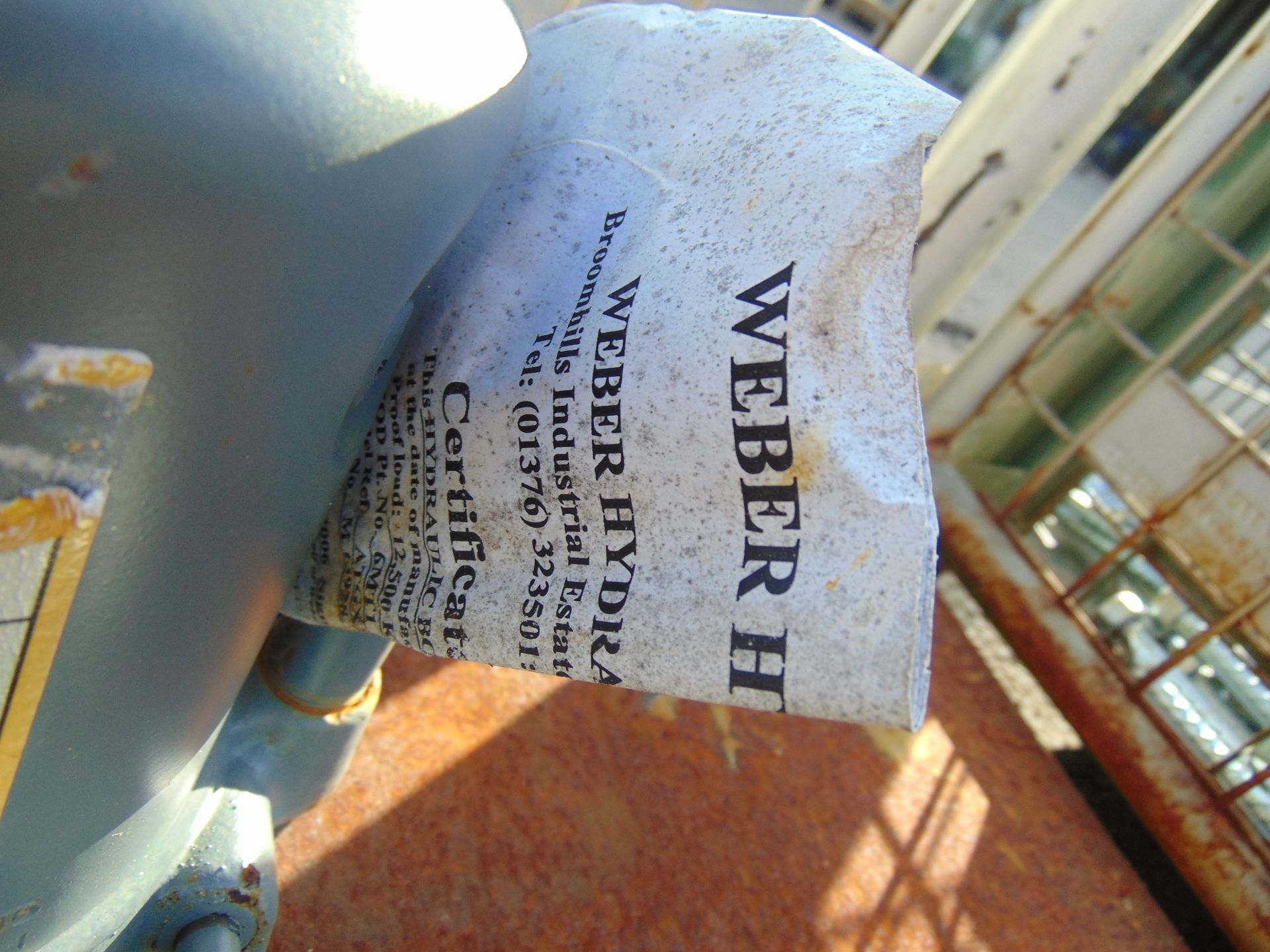 Unissued Weber 10t Hydraulic Jack - Image 3 of 4