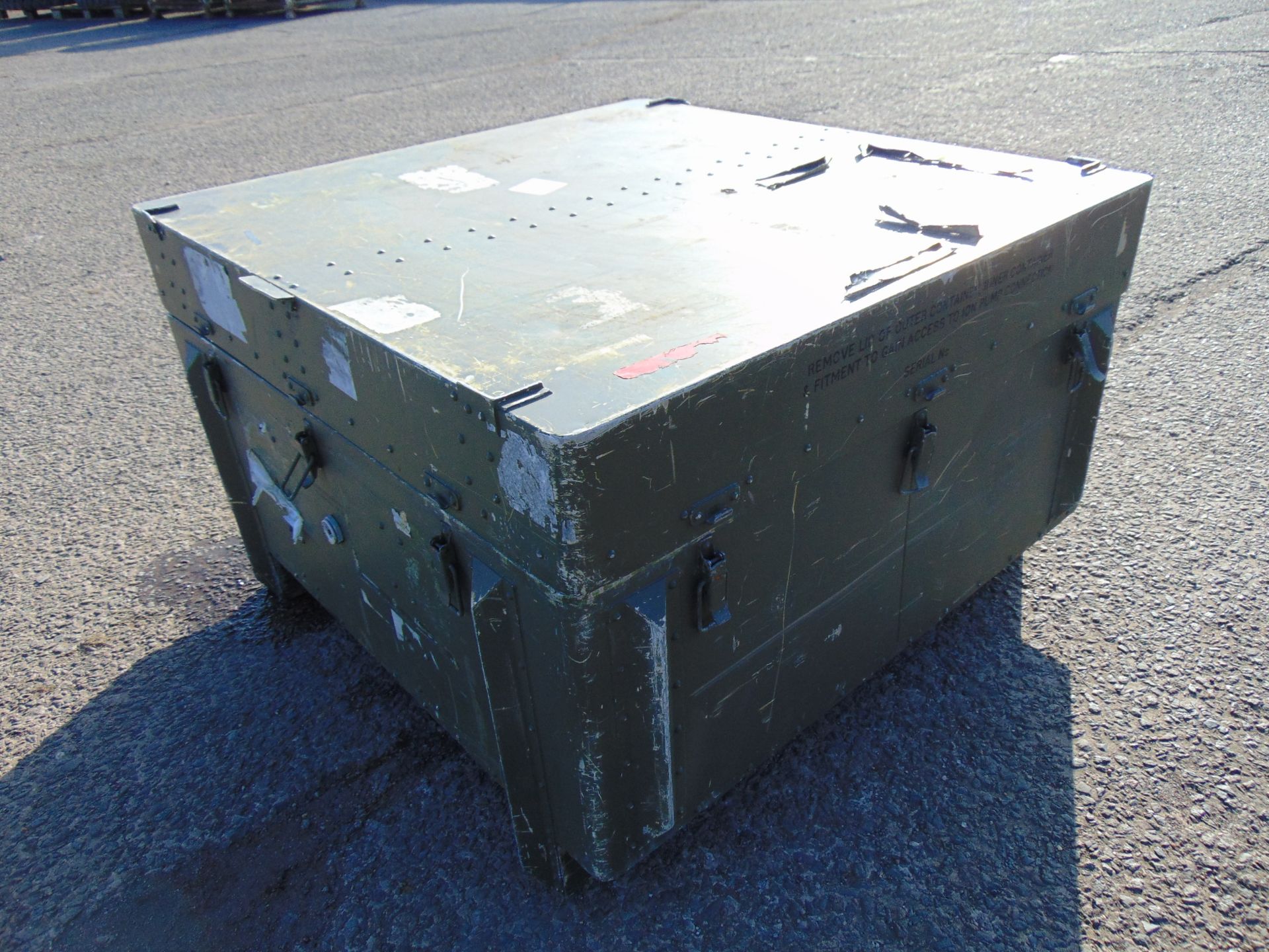 Aluminium Heavy Duty Secure Storage Box 114x98x61 cm - Image 4 of 5