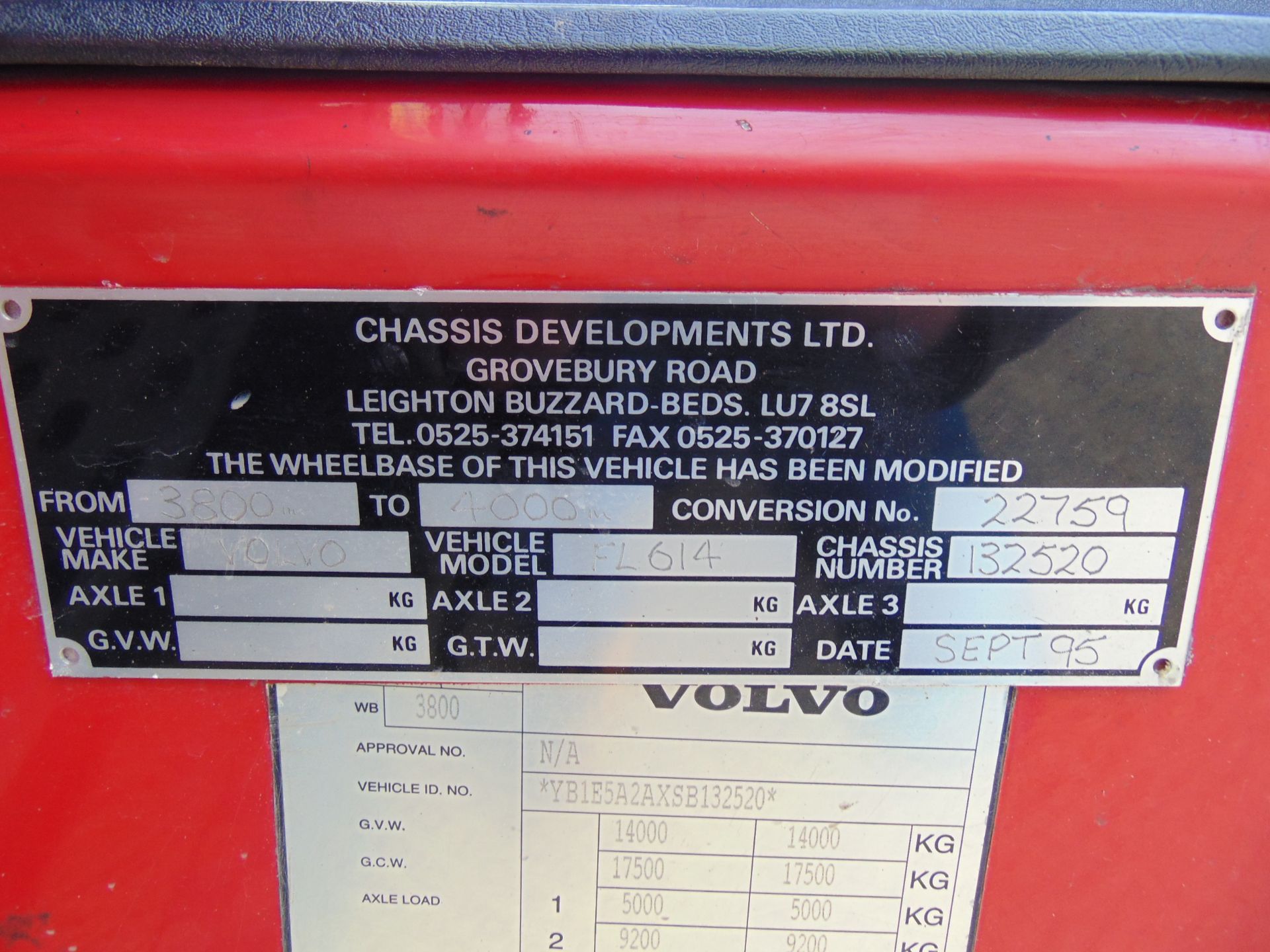 Volvo FL6-14 4x2 Saxon Fire Engine ONLY 56,778 MILES!! - Image 36 of 36