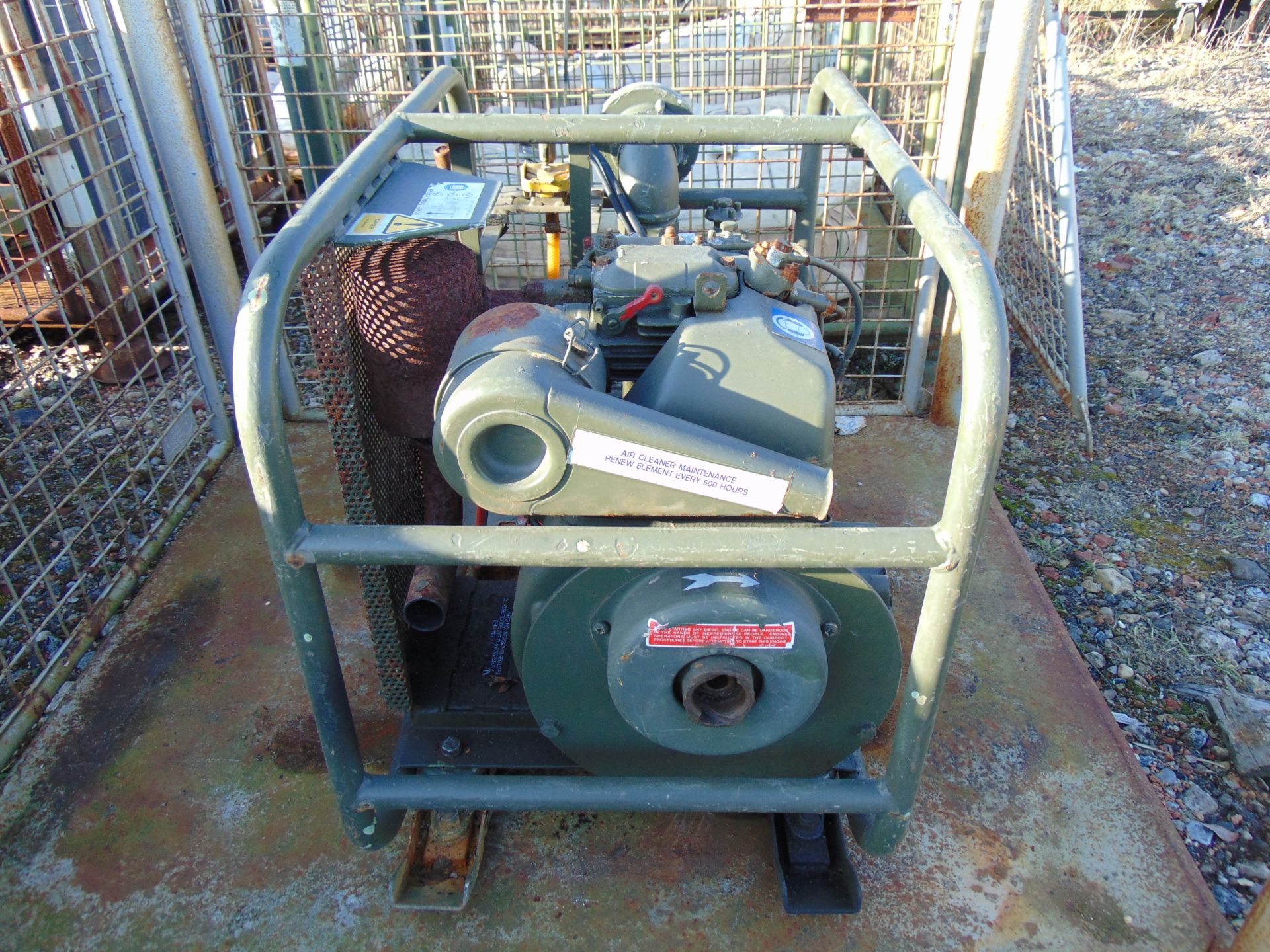 Lister Diesel Gilkes water Pump from MoD - Image 3 of 9