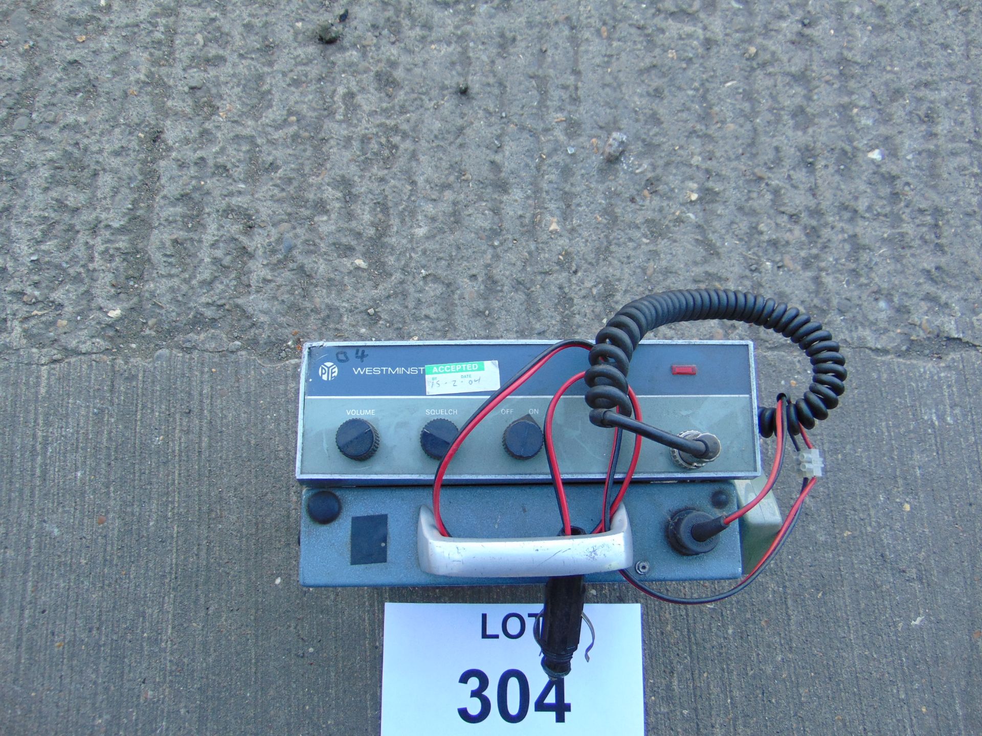 Rare Pye Westminster Transmitter Receiver c/w Mic etc - Image 2 of 3
