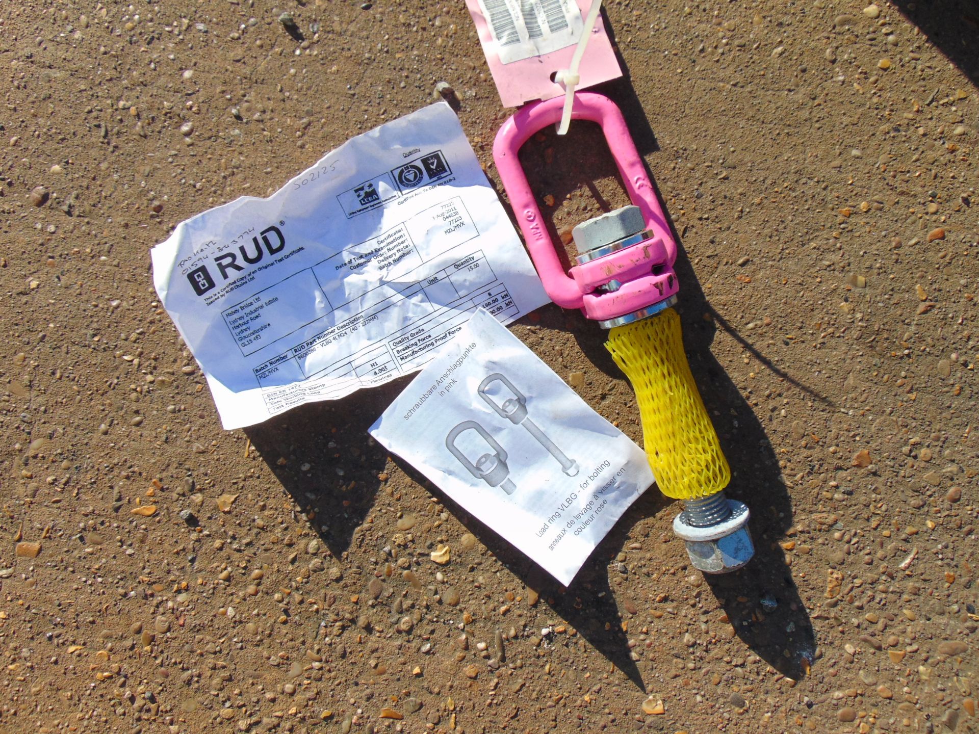 23 x Unissued RUD VLBG Lifting Bolts Load Rings - Image 3 of 5