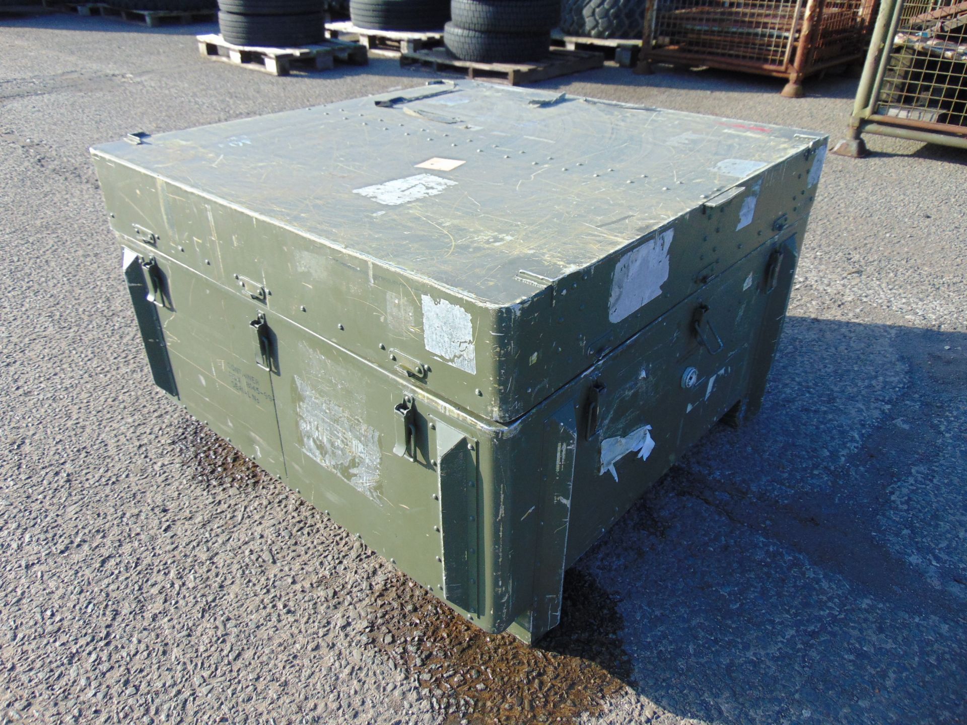 Aluminium Heavy Duty Secure Storage Box 114x98x61 cm - Image 3 of 5