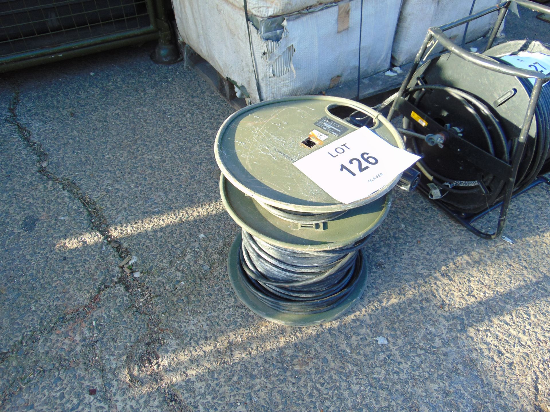 1x Roll of 240 Volt HD Generator Cable on Reel c/w Plugs - Image 5 of 5
